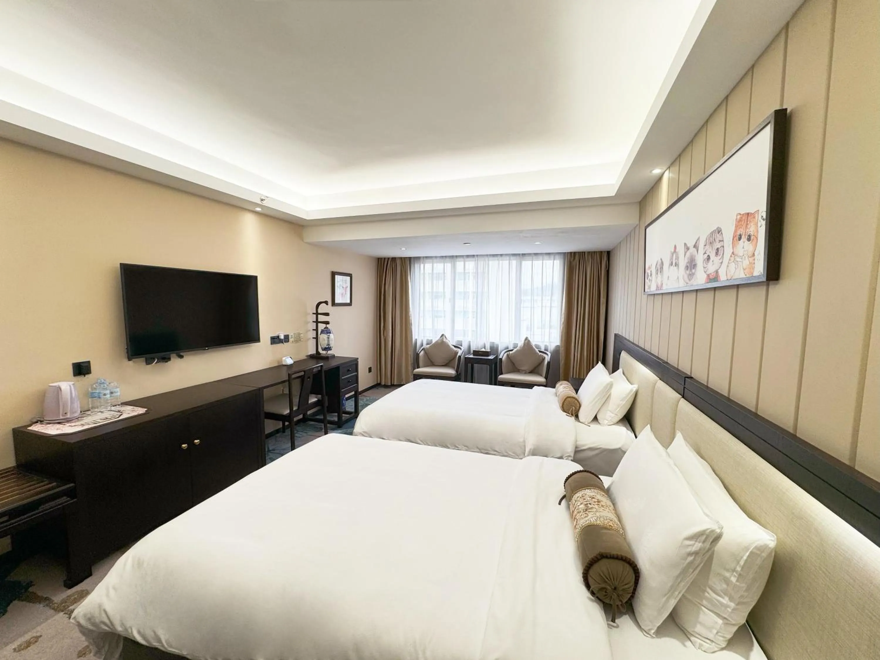 Bed in Guangdong Hotel