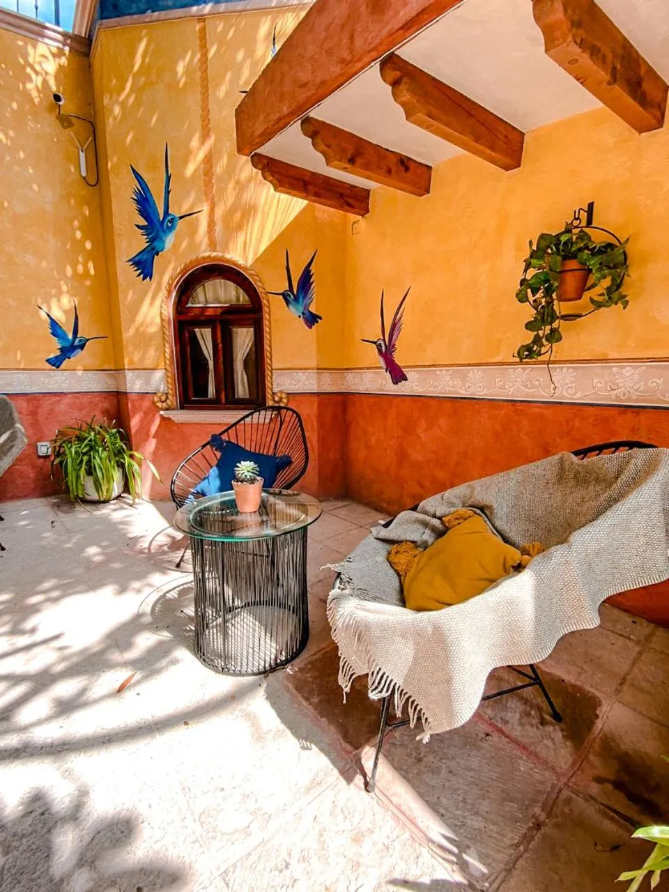 Patio in Hotel Boutique Santo Cuervo