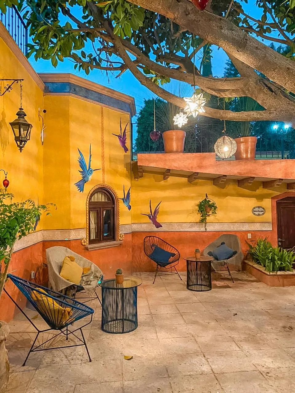 Patio in Hotel Boutique Santo Cuervo