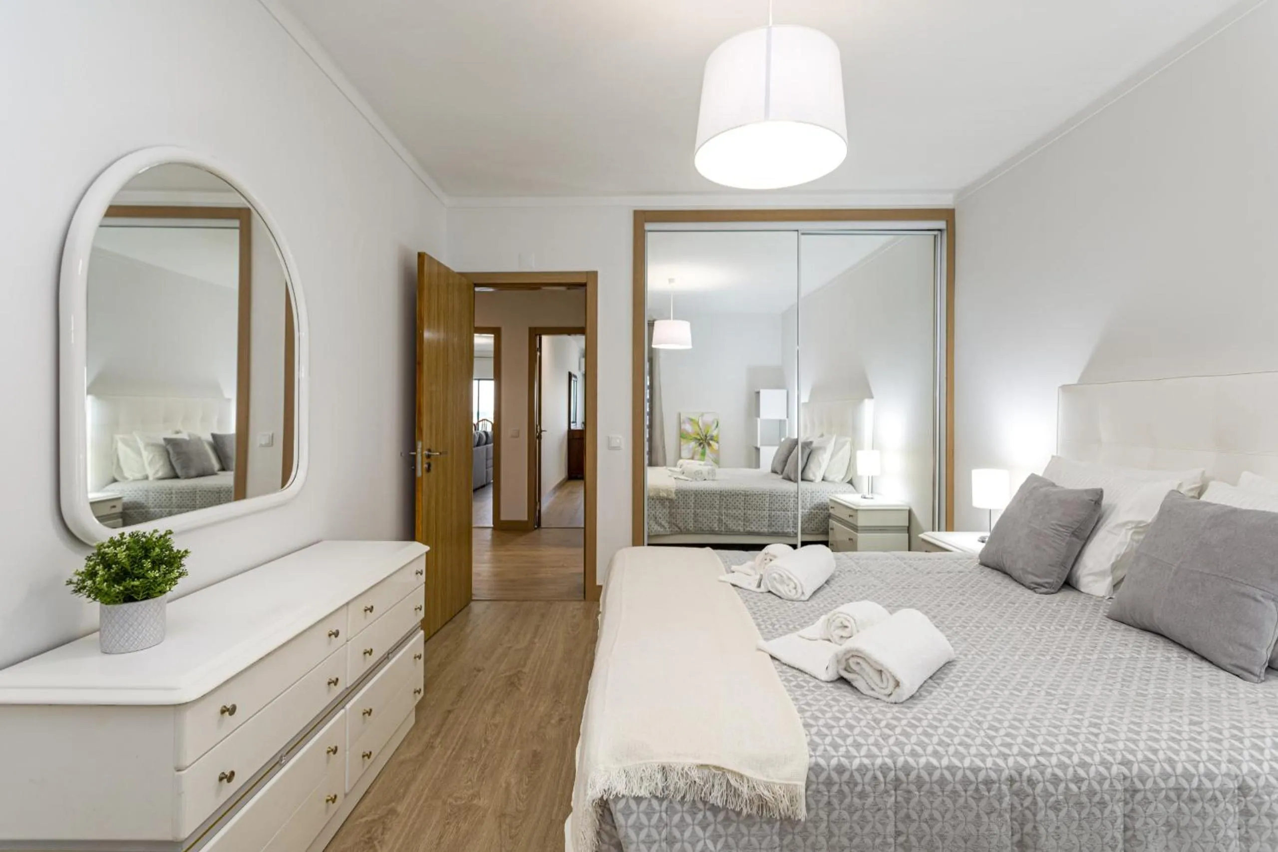 Bed in Miral 2 - Beach front apartment with pool