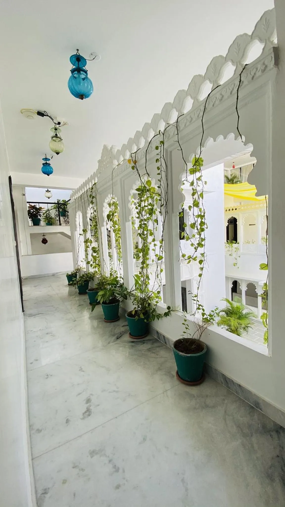 Inner courtyard view in Kotra Haveli A Boutique Hotel by Lake Pichola
