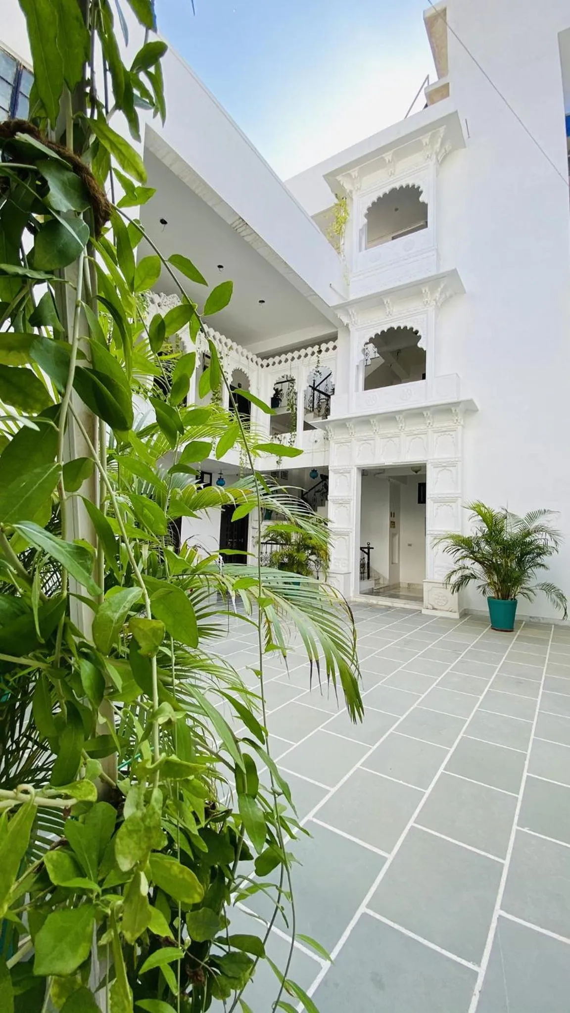 Inner courtyard view in Kotra Haveli A Boutique Hotel by Lake Pichola