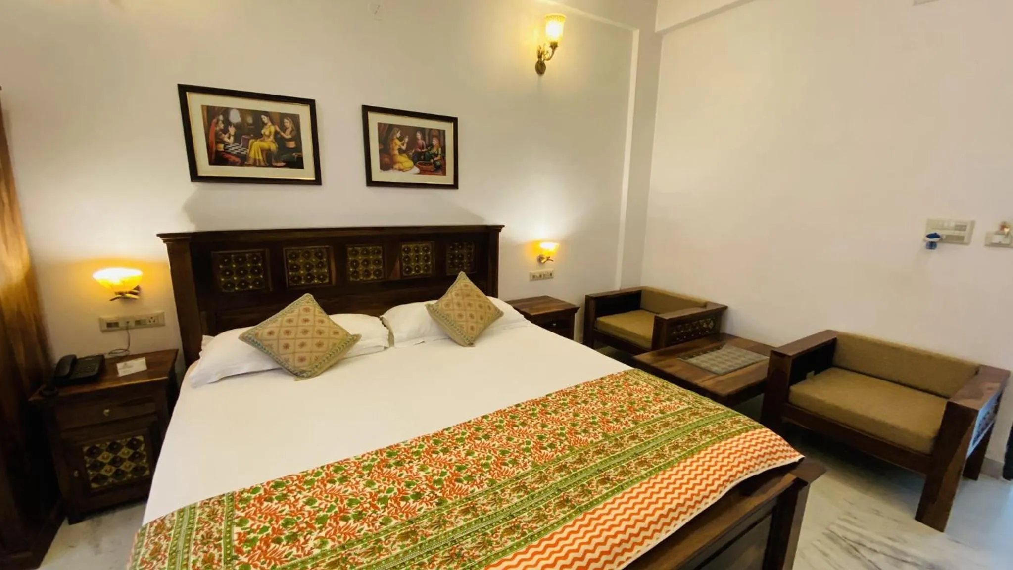 Bedroom, Bed in Kotra Haveli A Boutique Hotel by Lake Pichola