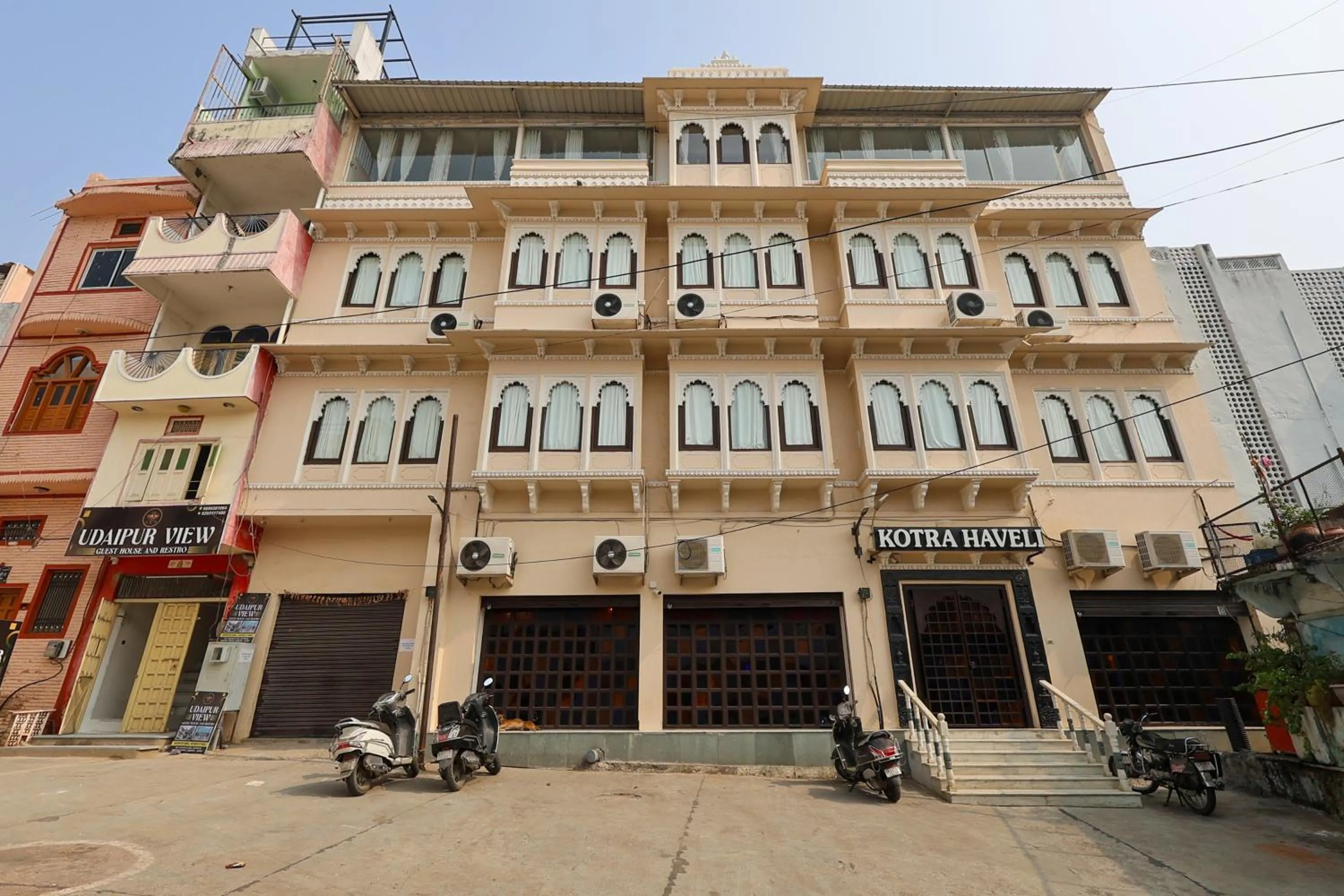 Facade/entrance in Kotra Haveli A Boutique Hotel by Lake Pichola