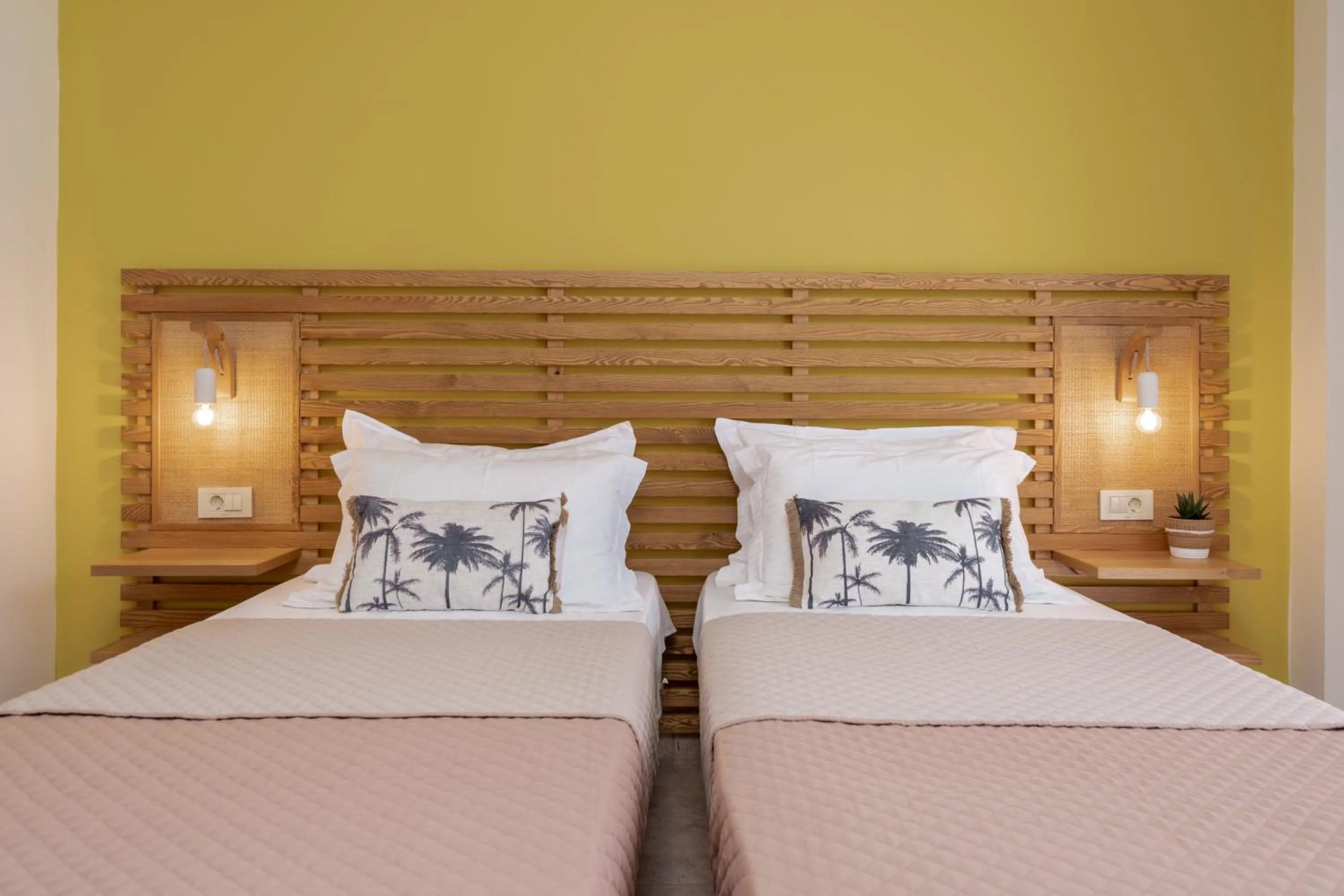 Bed in Sunset Apartments