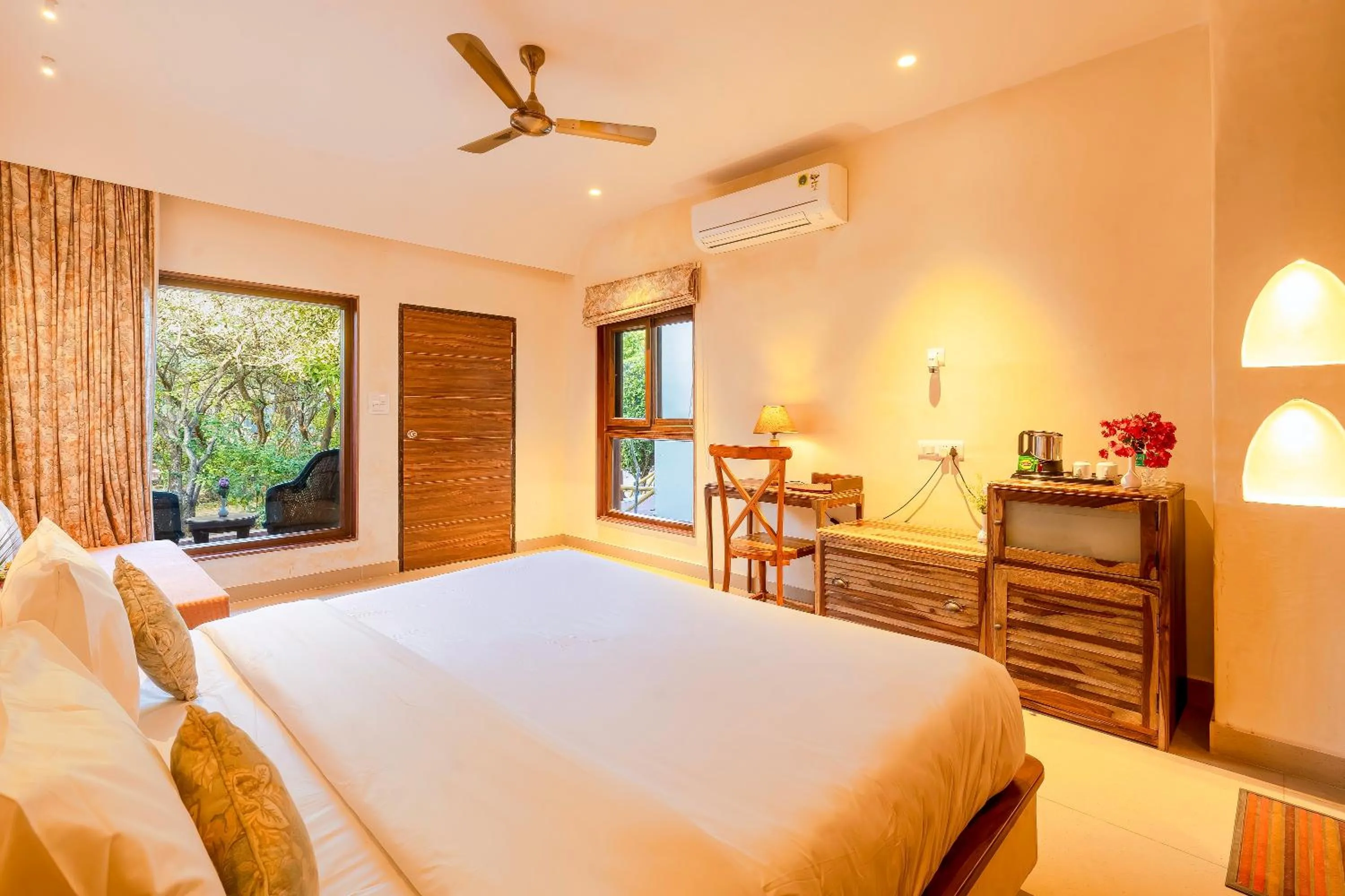 Bed in The Pugmark, A Wildlife Resort