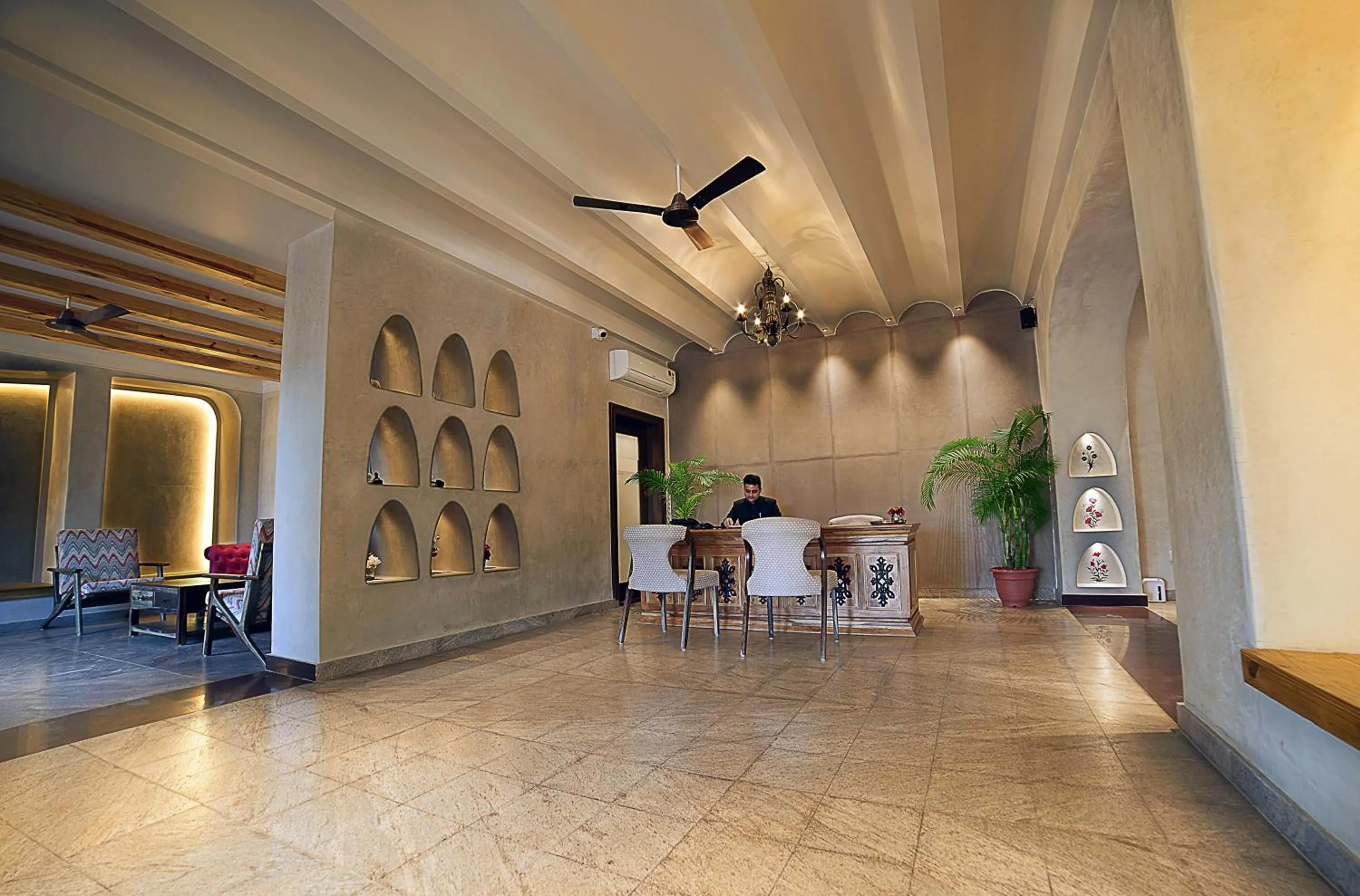 Lobby or reception in The Pugmark, A Wildlife Resort