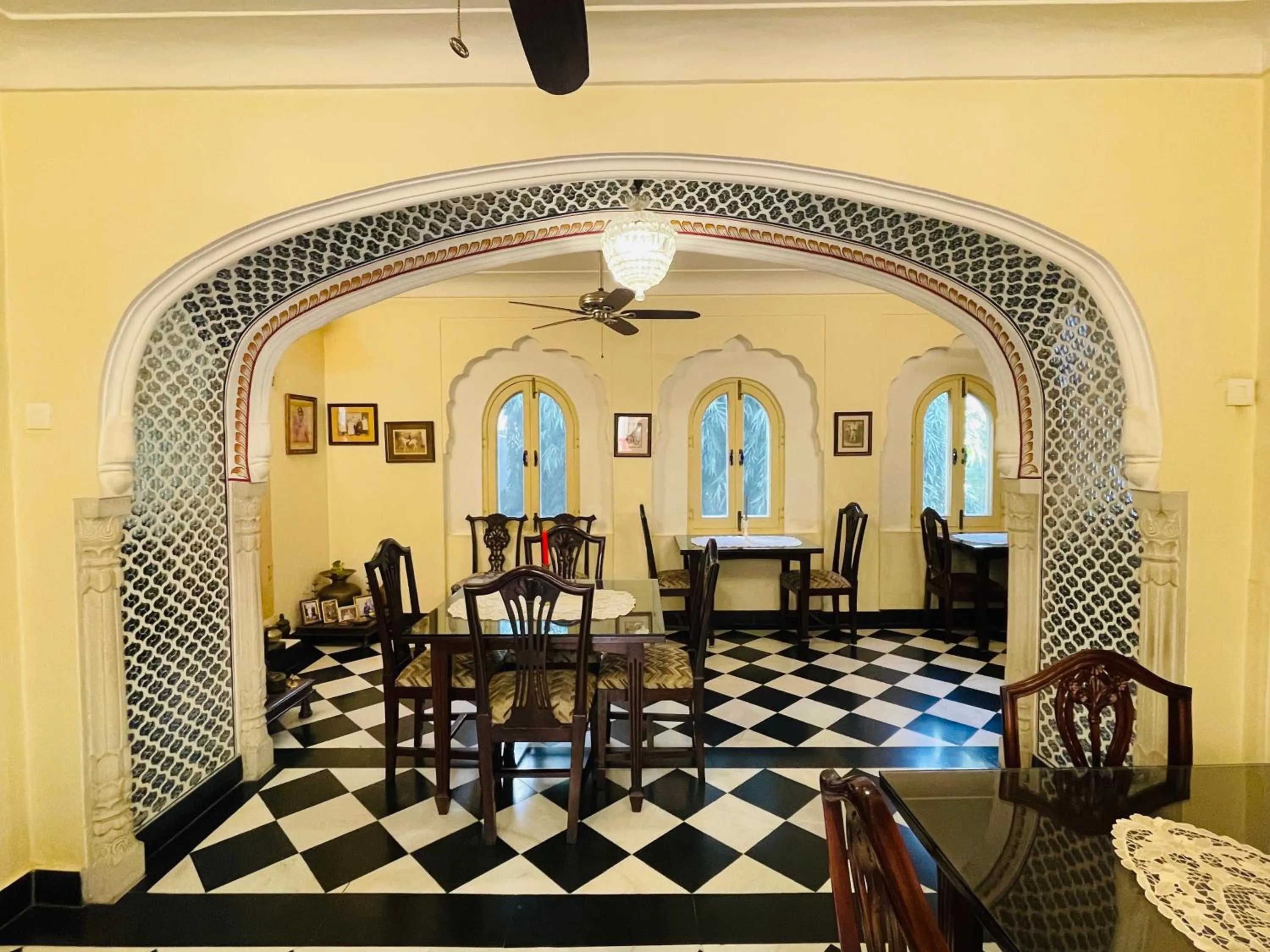 Dining area in Khatu Haveli