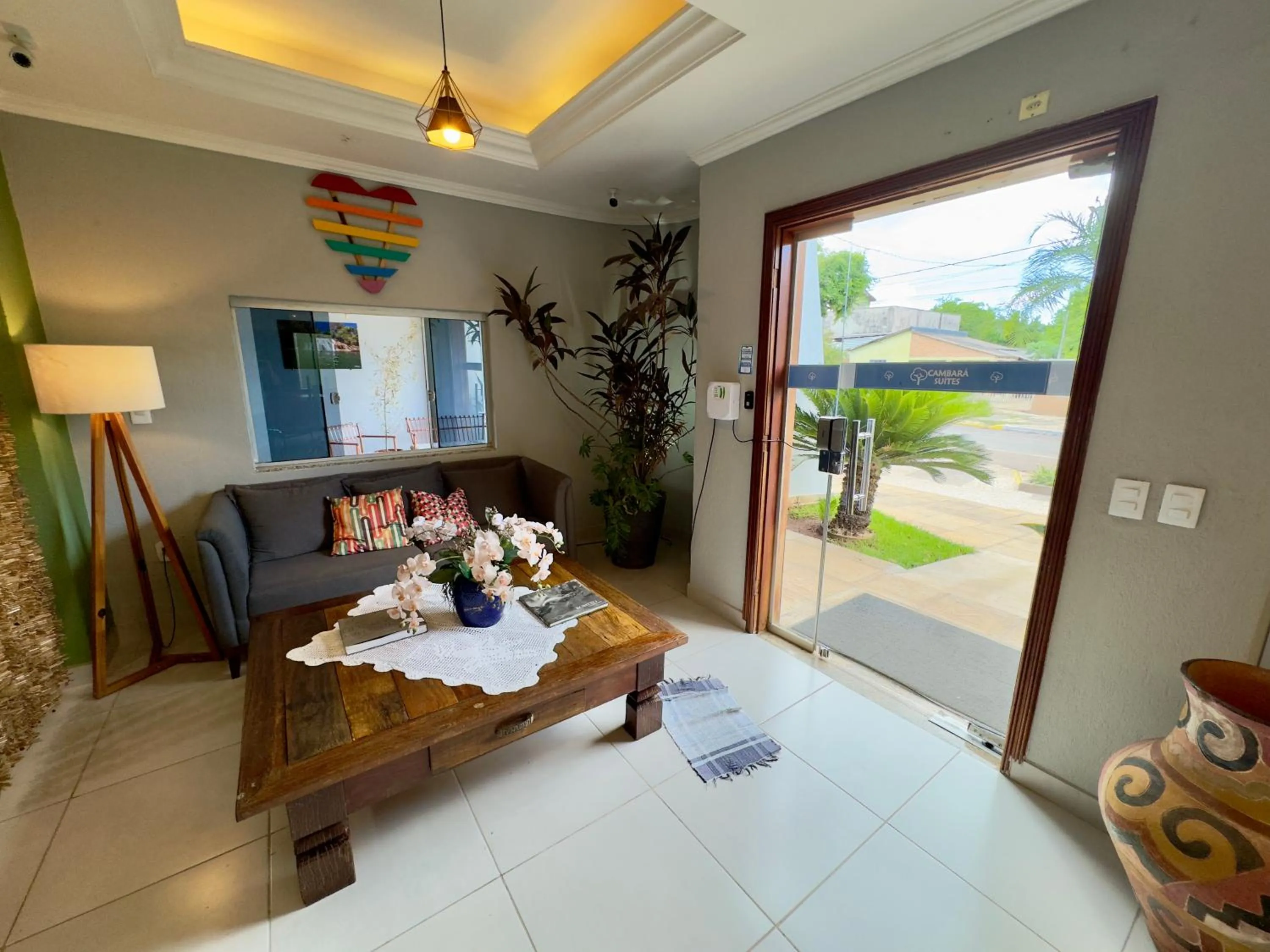 Seating area in Pousada Cambará Suítes