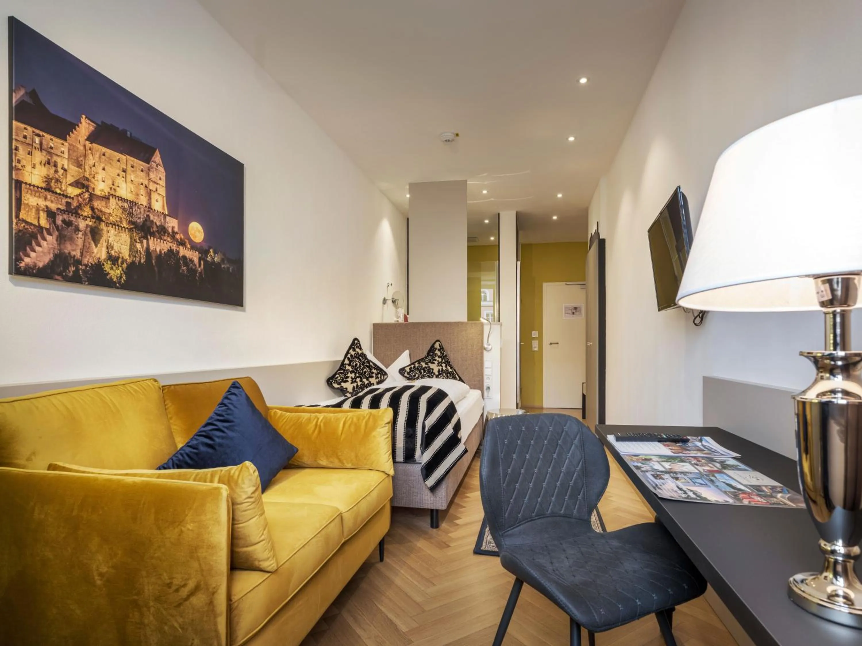 Seating area in Hotel Post