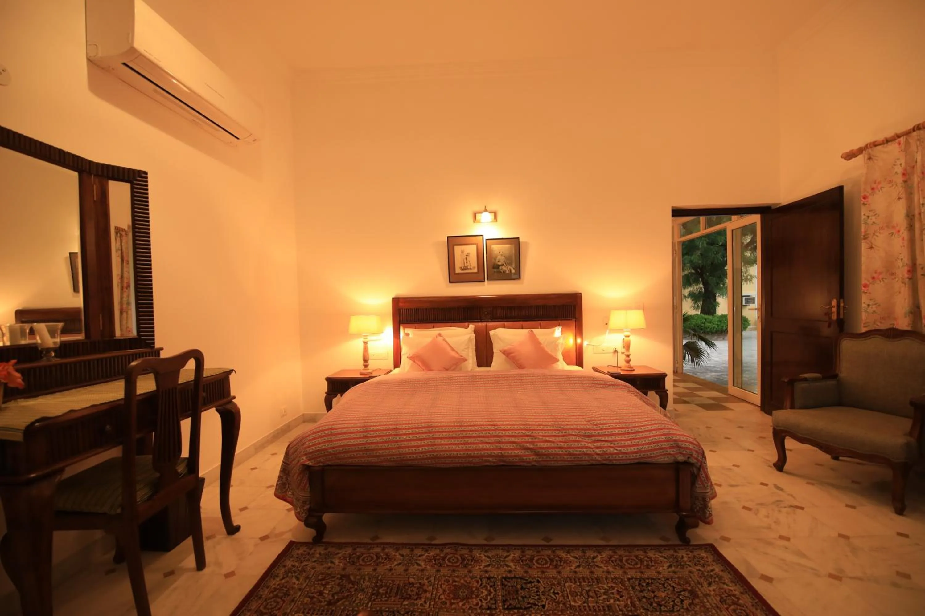 Bed in Roop Niwas Kothi, Near Mandawa