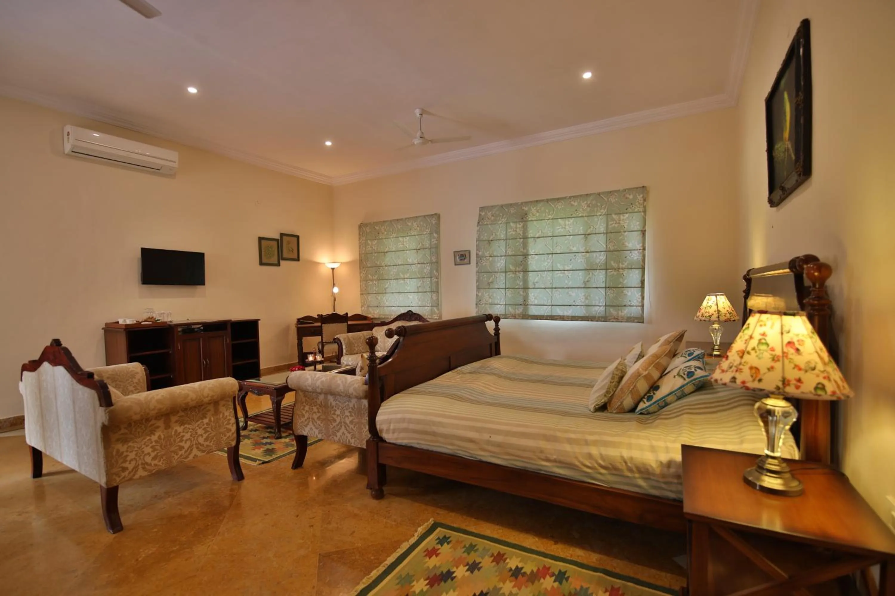 Bed in Roop Niwas Kothi, Near Mandawa