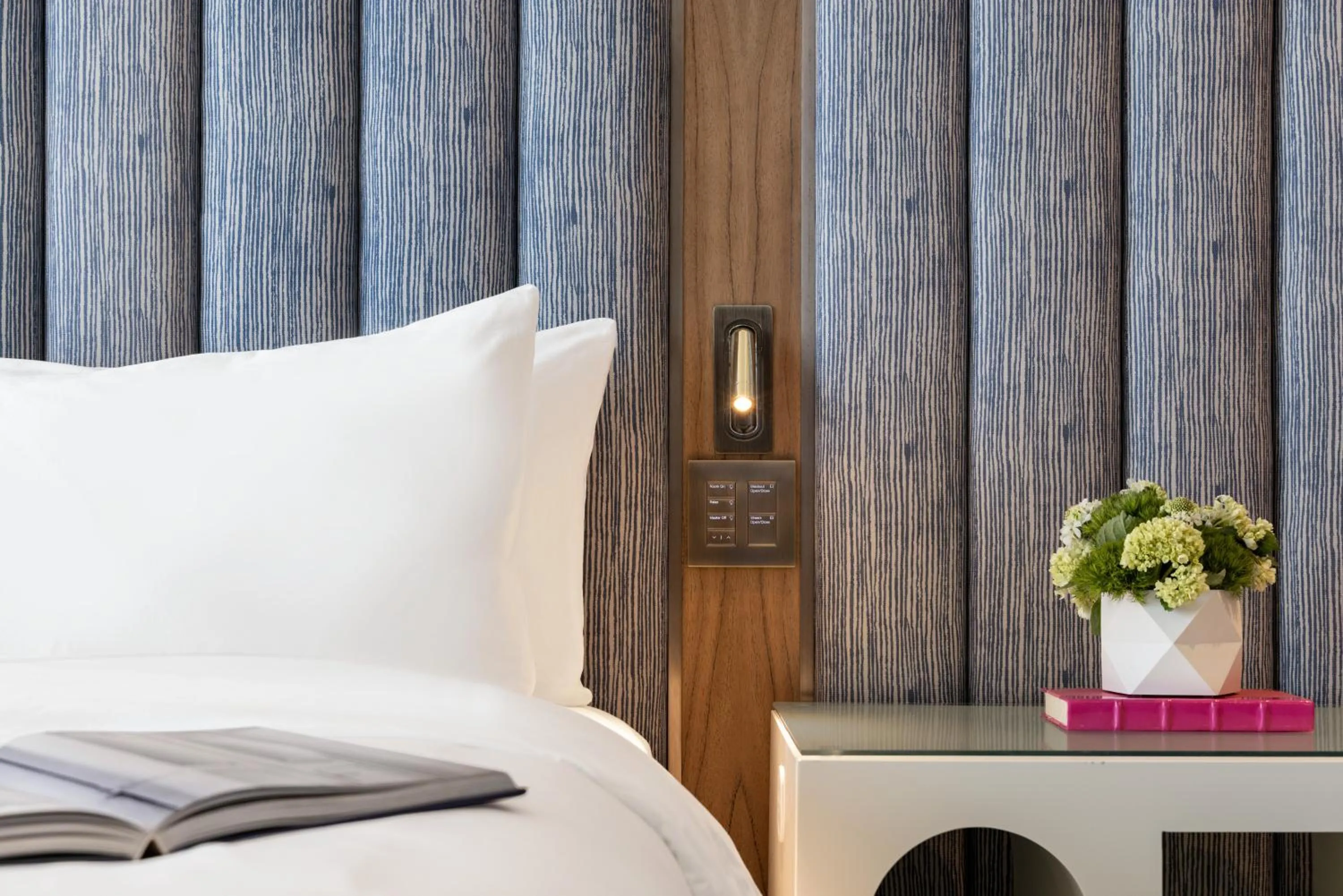 Bed in Lake Nona Wave Hotel