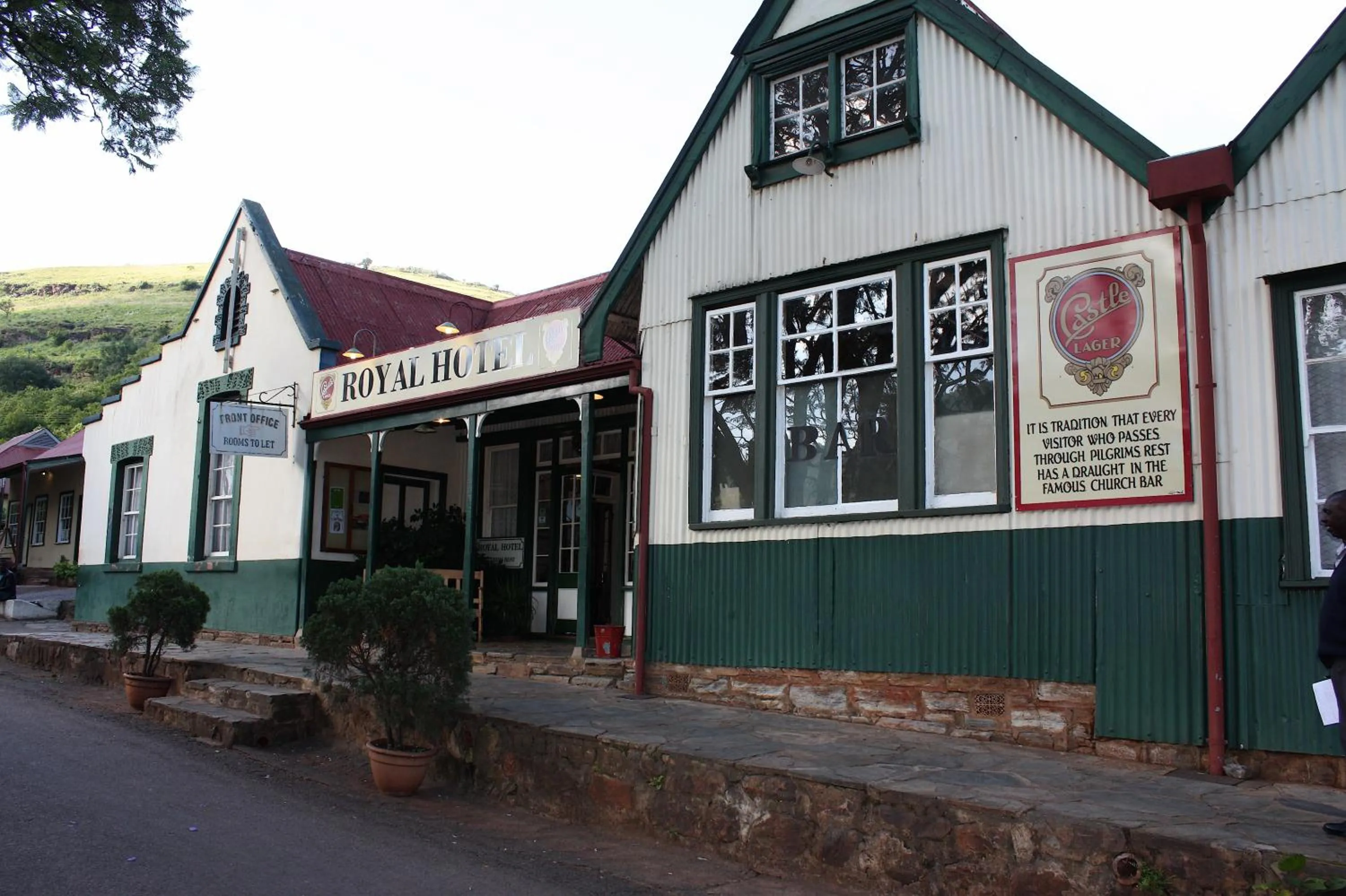 Facade/entrance in The Royal Hotel Pilgrims Rest