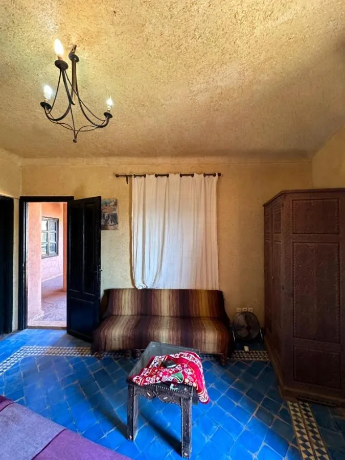 Bed in Riad Kasbah Omar