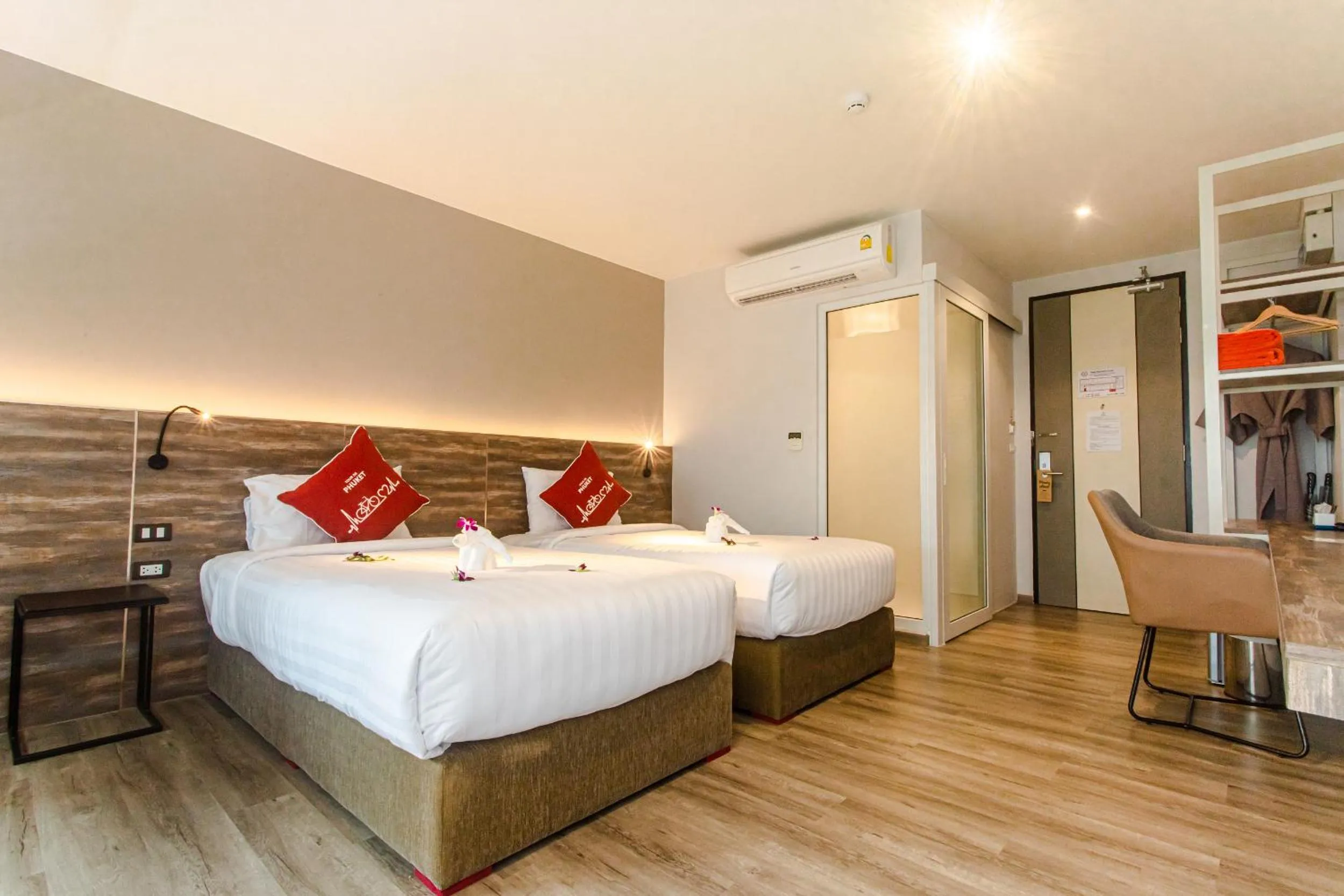 Bedroom, Bed in Tour De Phuket Hotel - SHA Plus