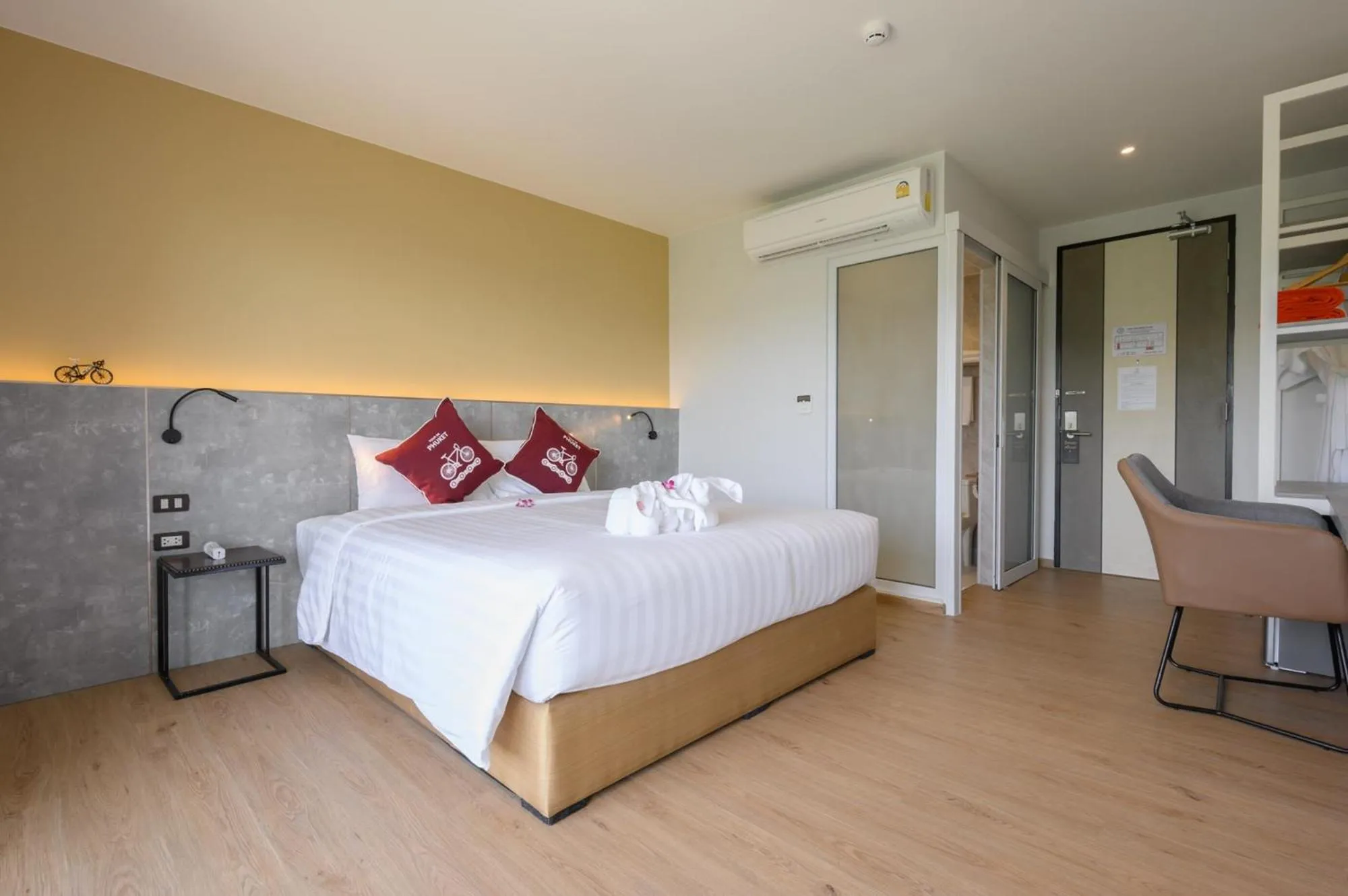 Bedroom, Bed in Tour De Phuket Hotel - SHA Plus