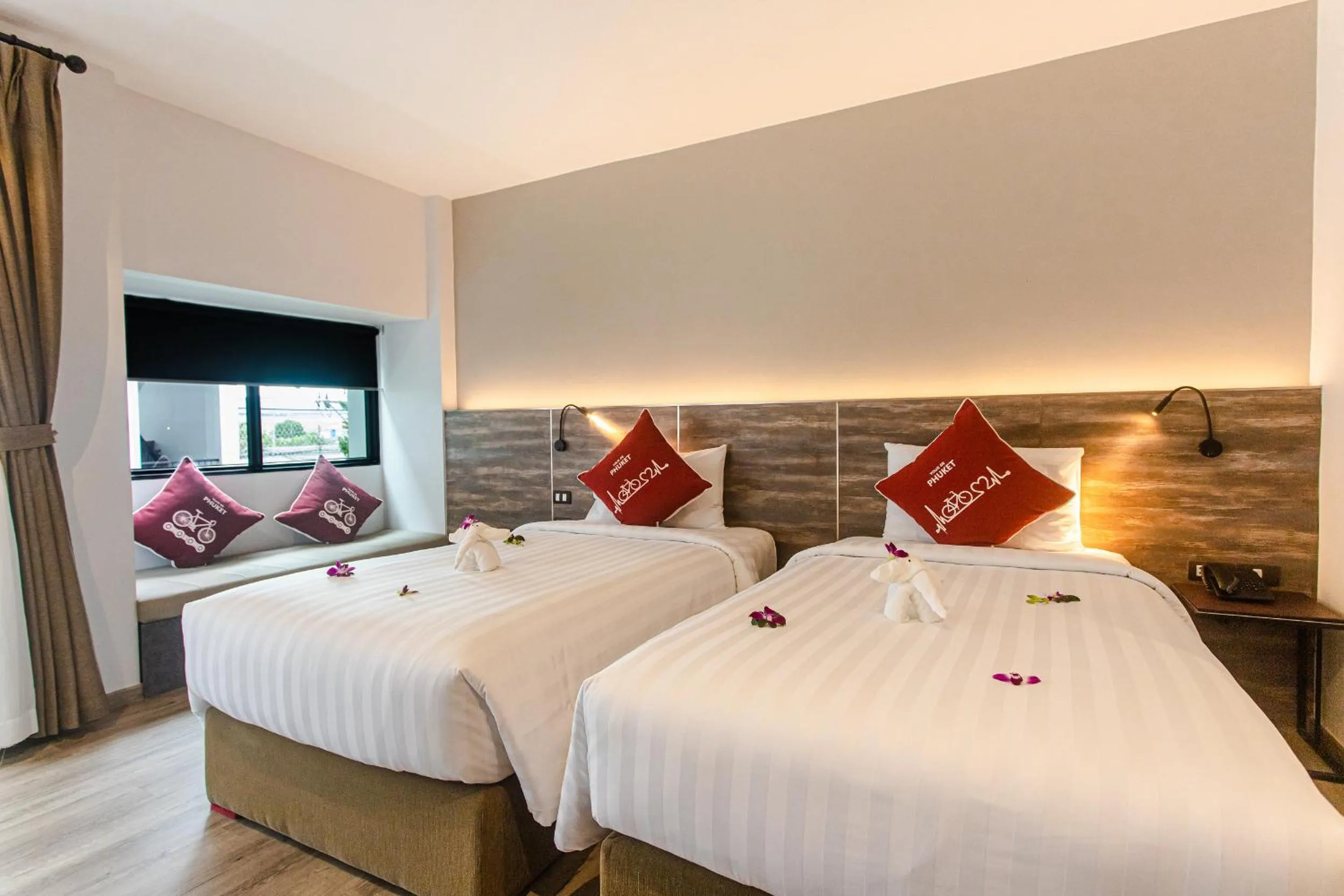 Bedroom, Bed in Tour De Phuket Hotel - SHA Plus