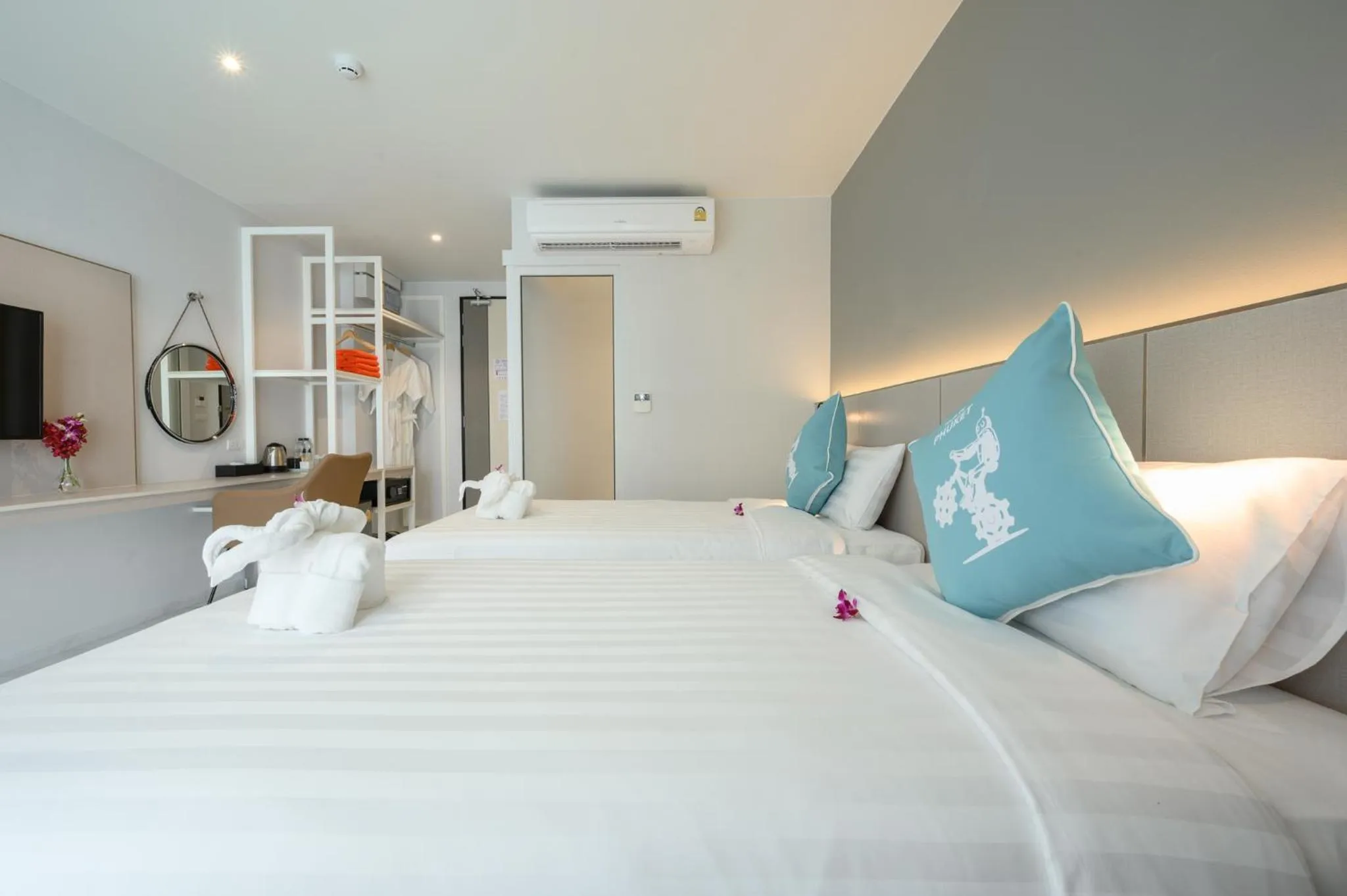 Bedroom, Bed in Tour De Phuket Hotel - SHA Plus