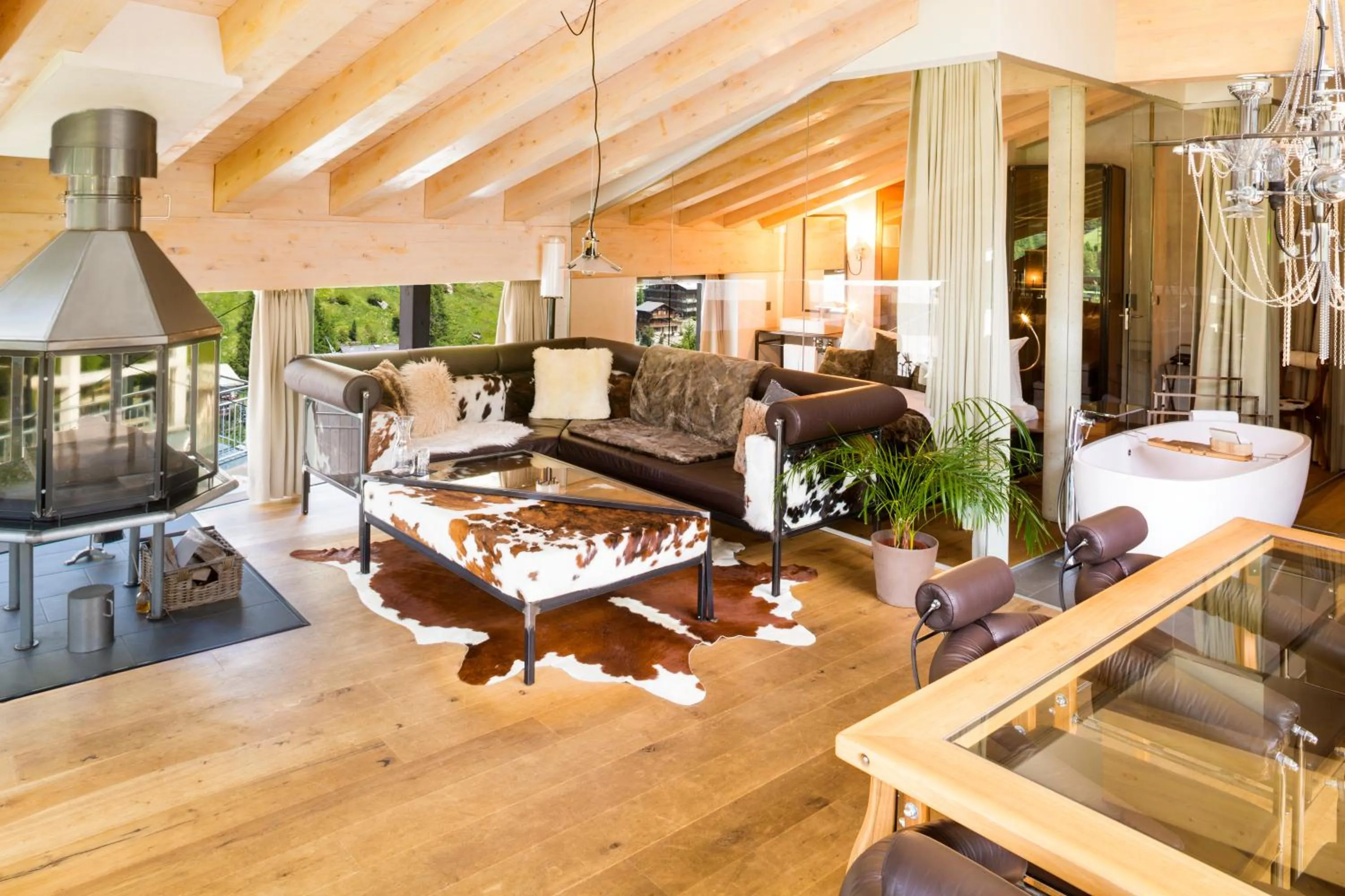 Living room in Matterhorn FOCUS Design Hotel