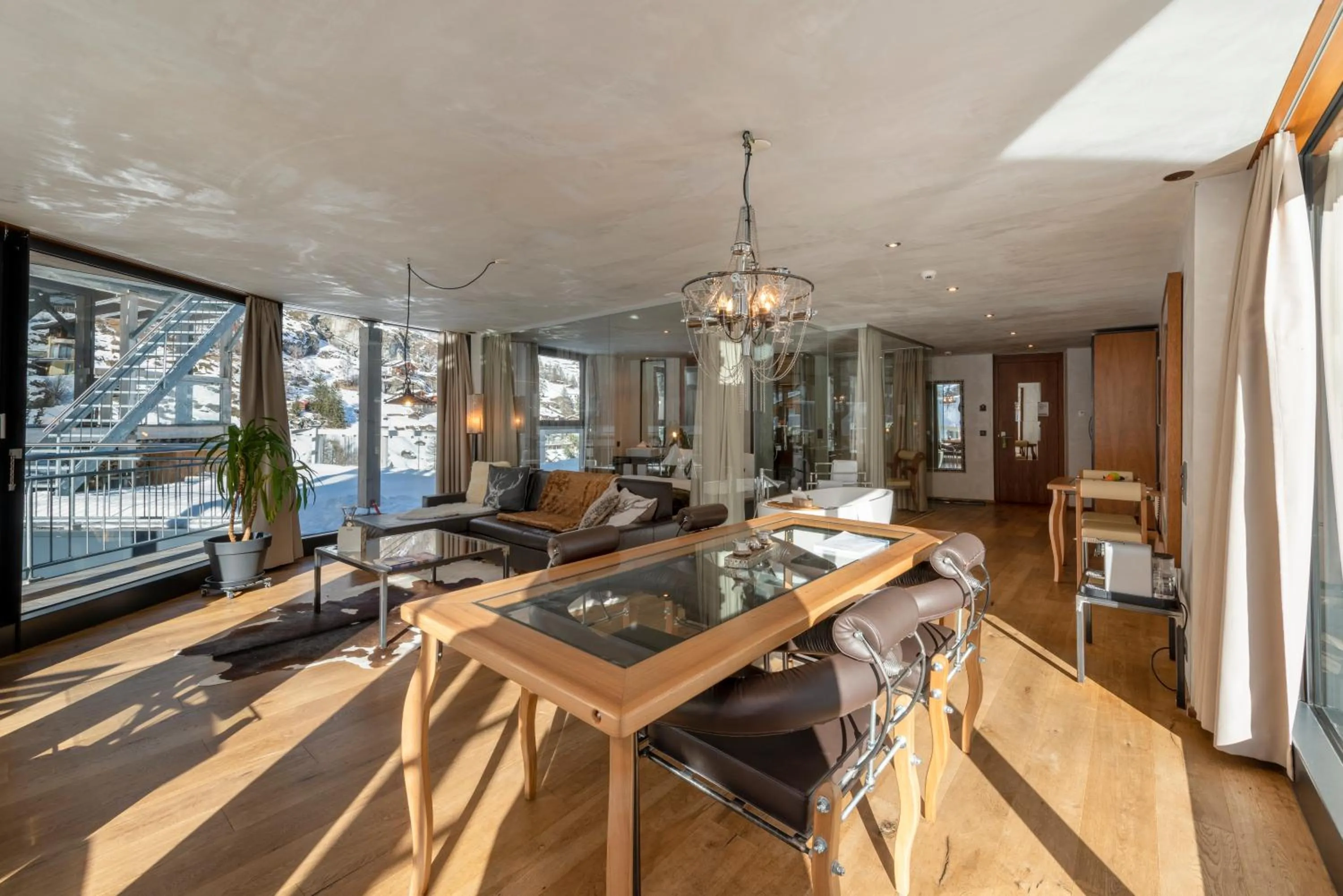 Living room in Matterhorn FOCUS Design Hotel