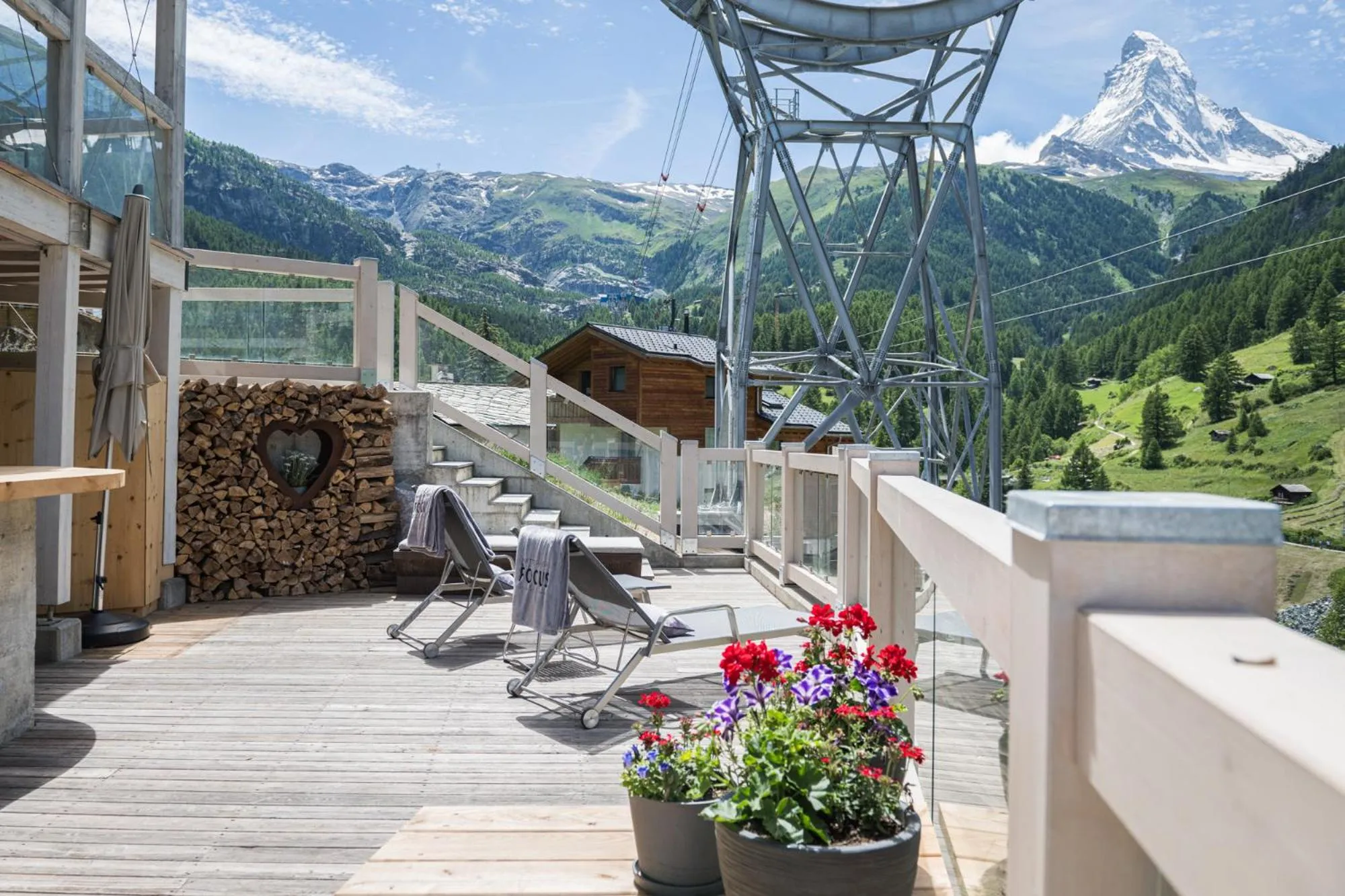 Balcony/Terrace in Matterhorn FOCUS Design Hotel