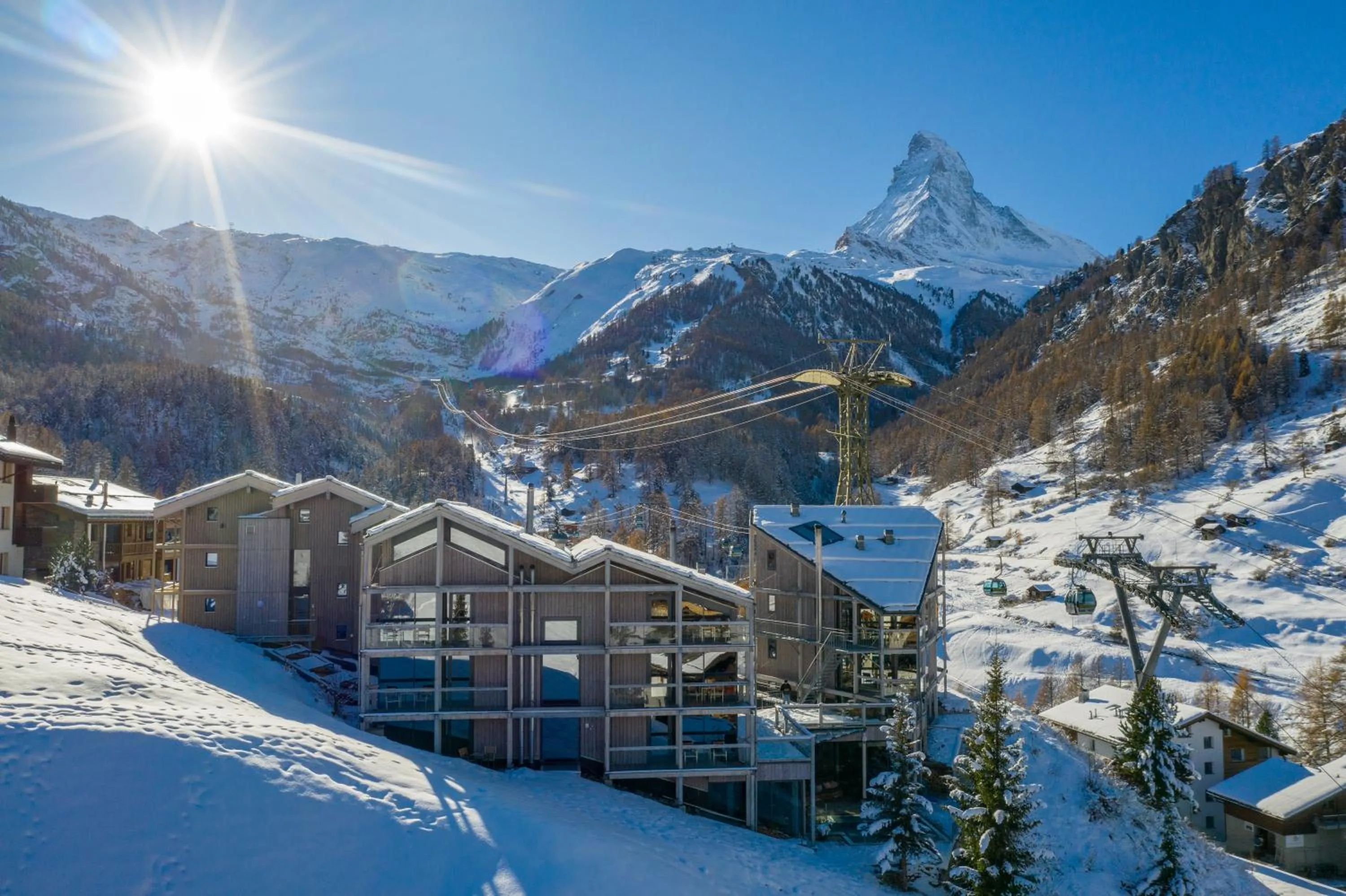 Bird's eye view in Matterhorn FOCUS Design Hotel