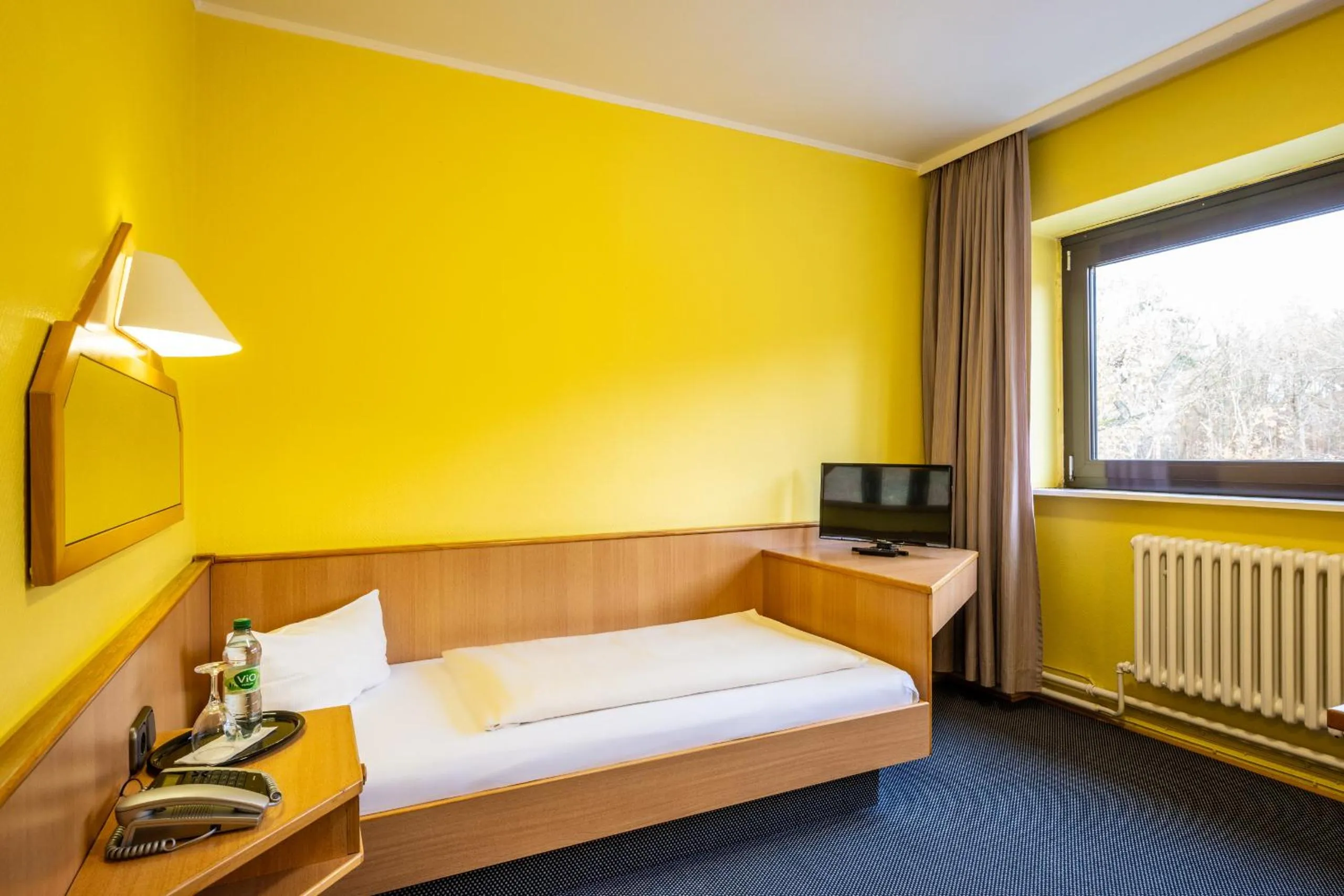 Bed in Hotel Grunewald
