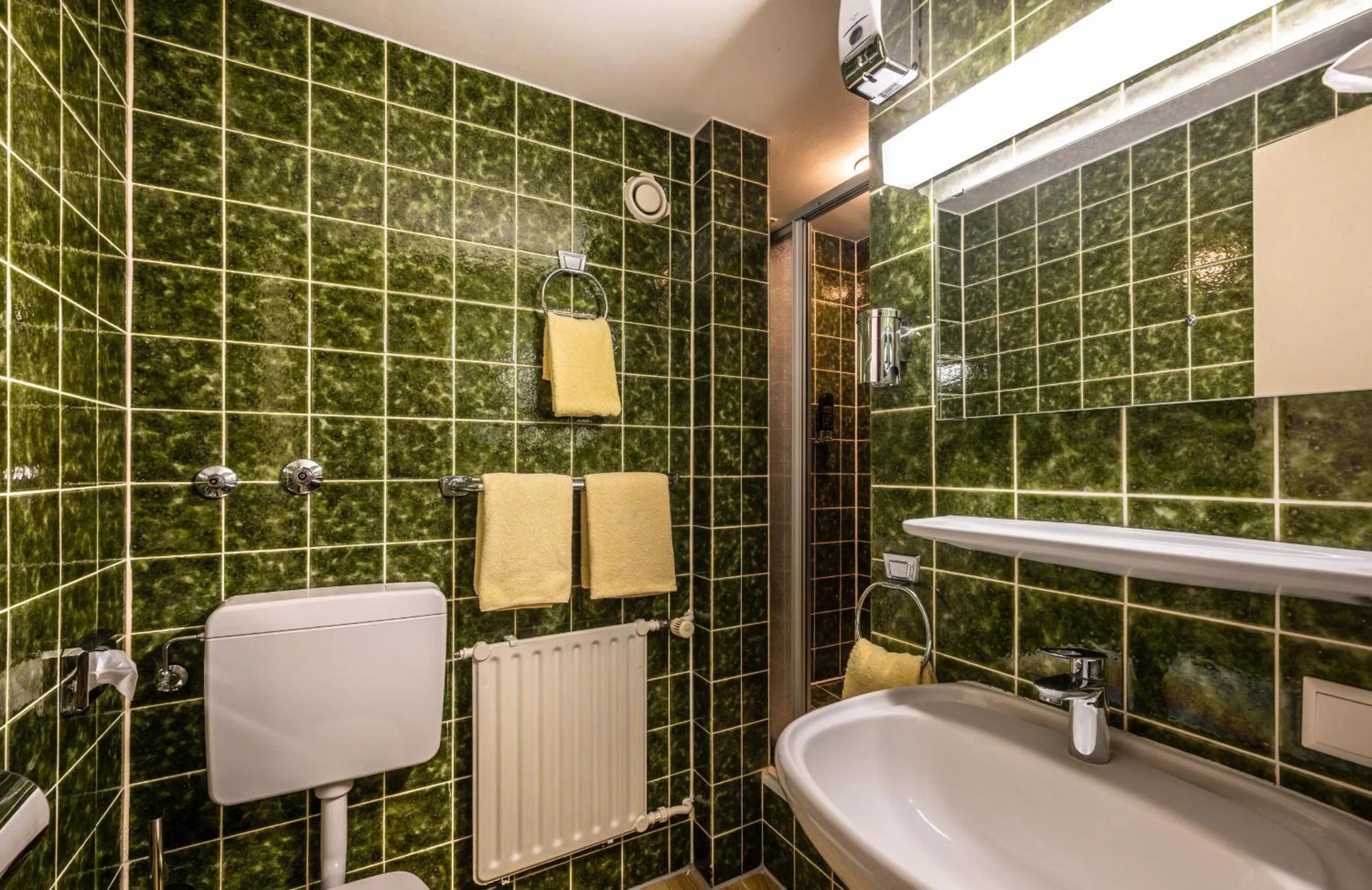 Bathroom in Hotel Grunewald
