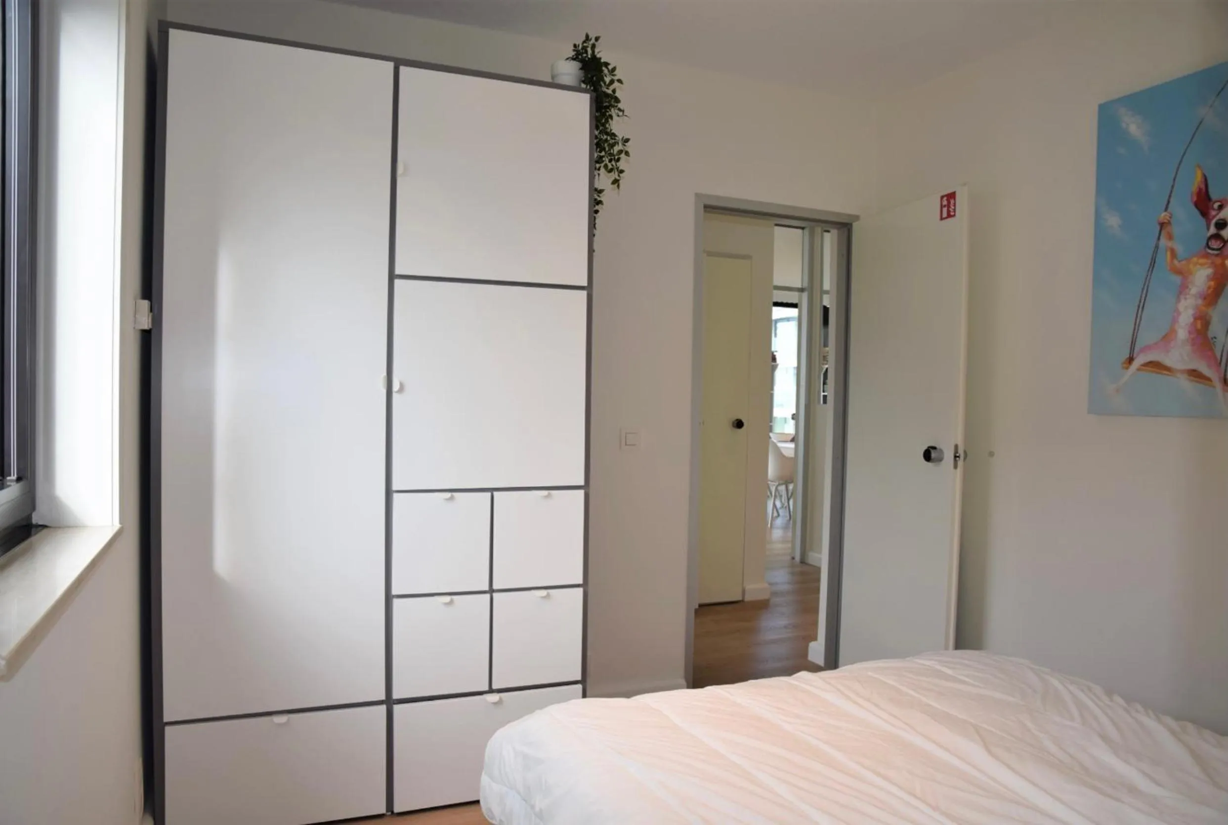 Bed in Sea View Penthouse