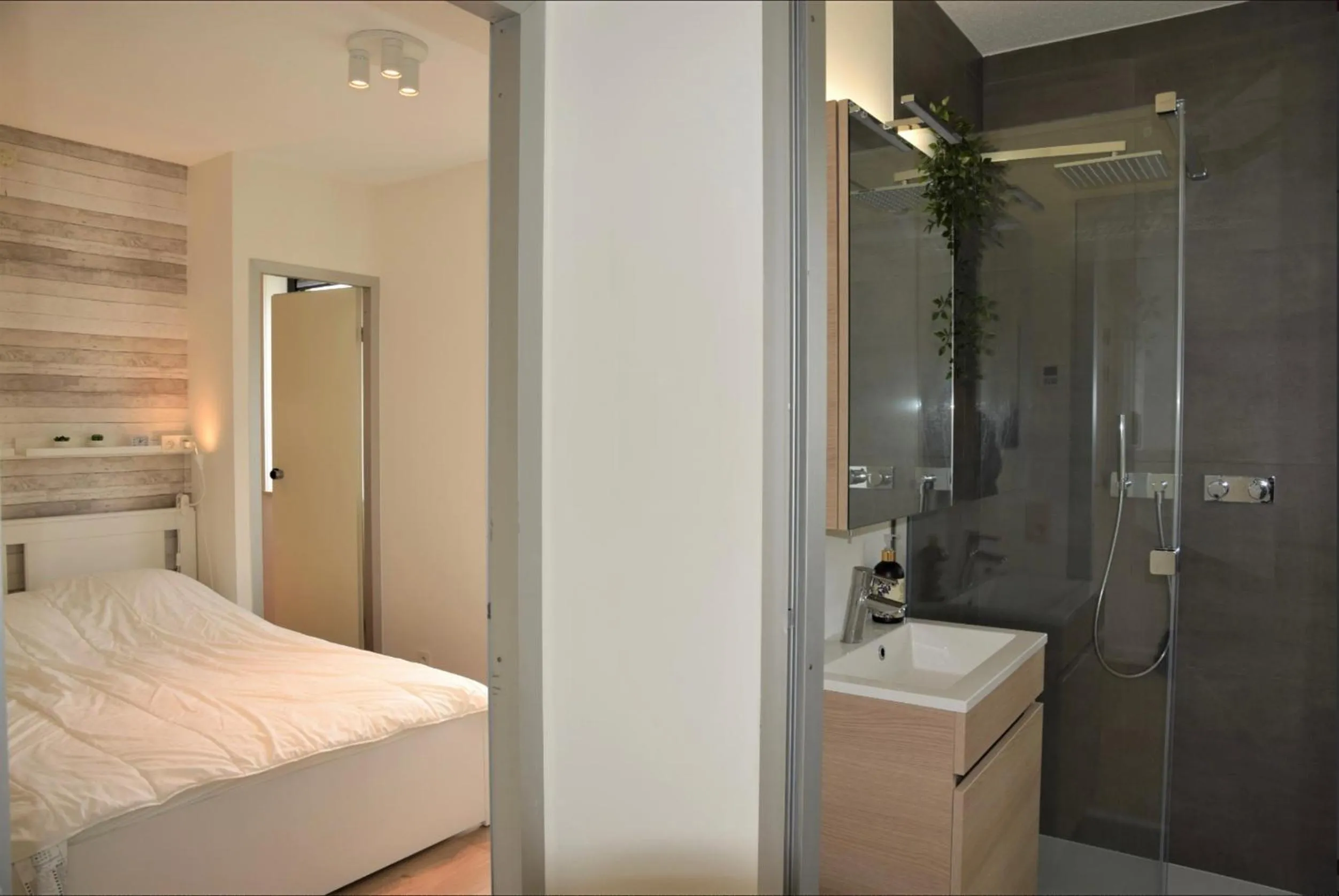 Bed in Sea View Penthouse