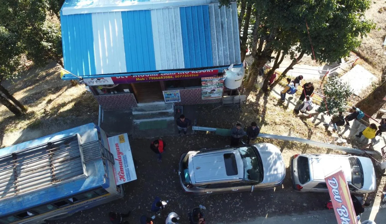 Parking in Dev Bhoomi Resort