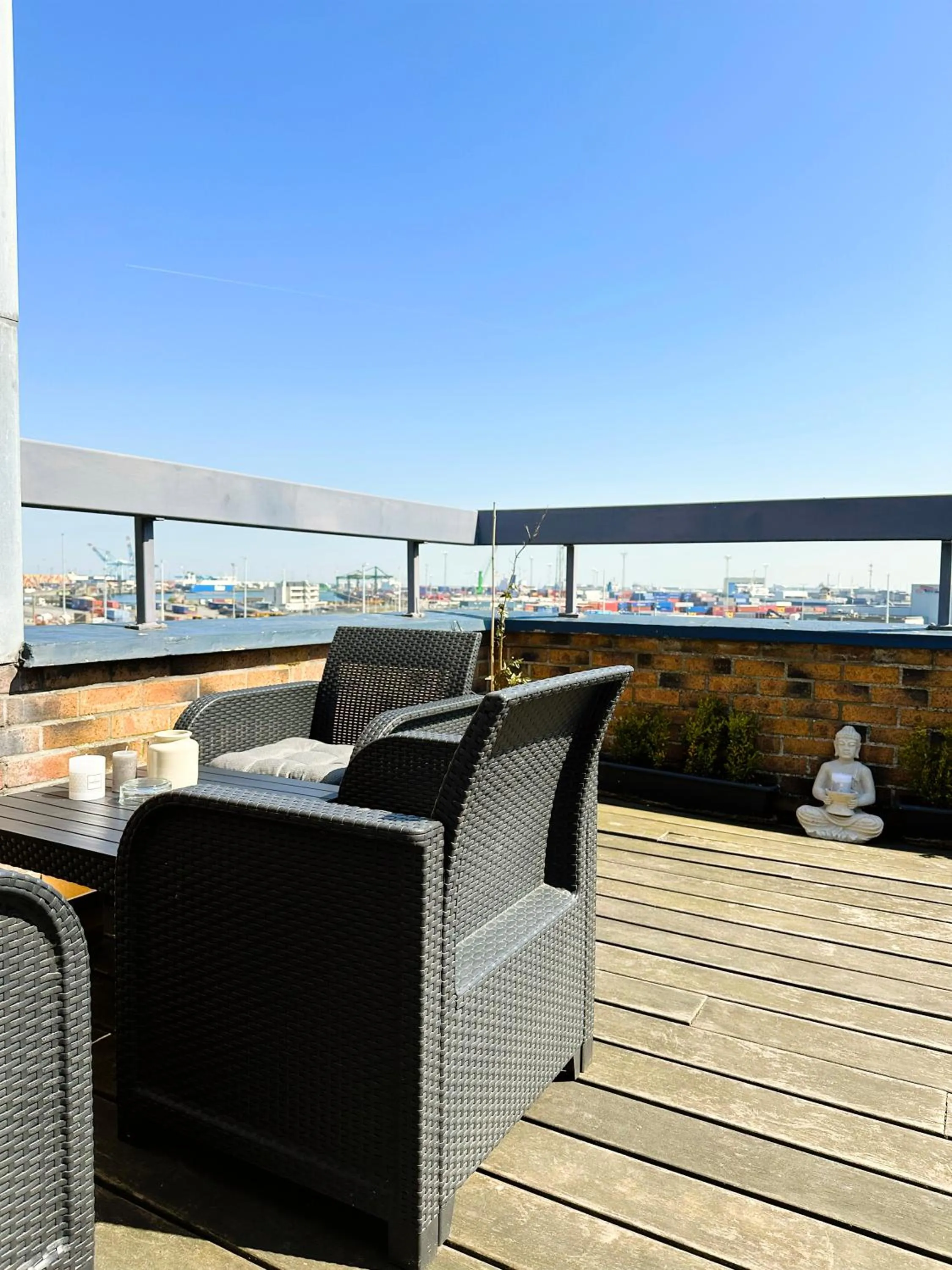 Balcony/Terrace in Hotel Monaco Zeebrugge Beach by Rikas Hotels