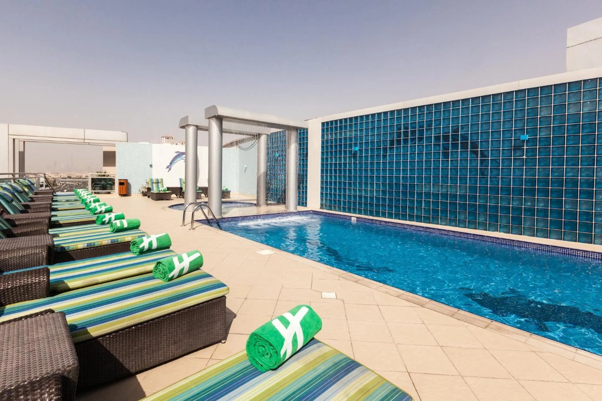 Swimming pool in Holiday Inn Dubai Al Barsha by IHG