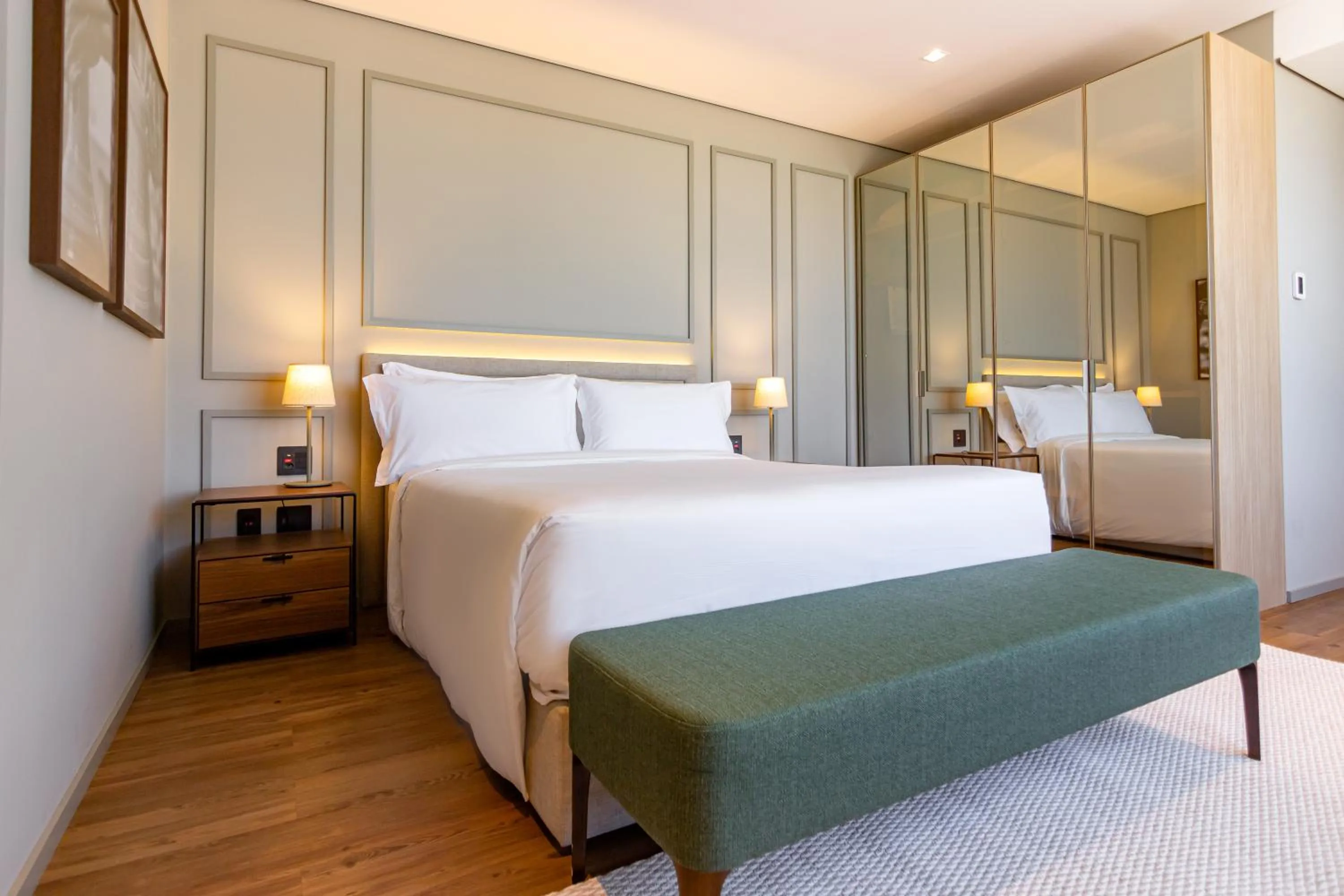 Bed in K-Platz Hotel