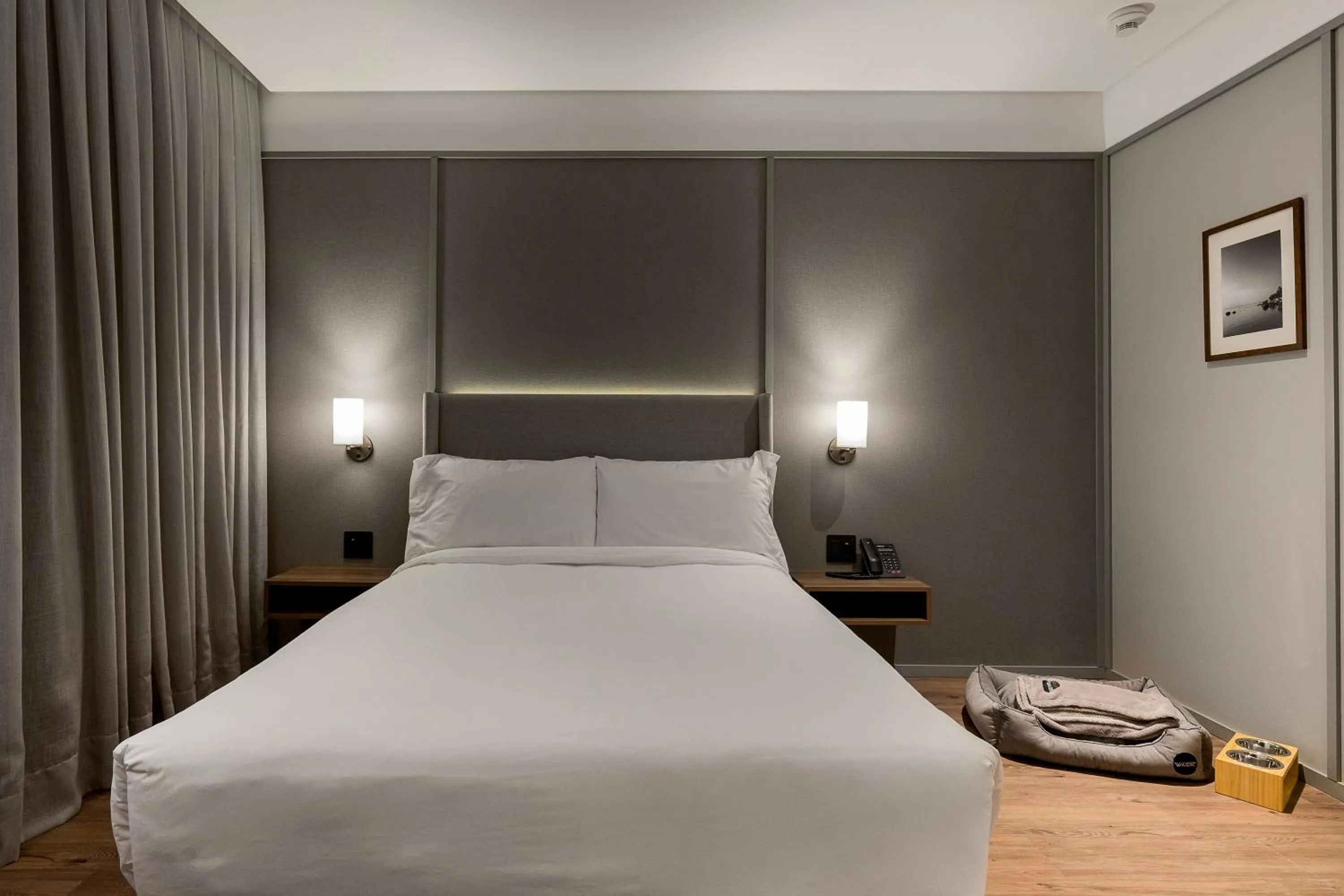 Bed in K-Platz Hotel