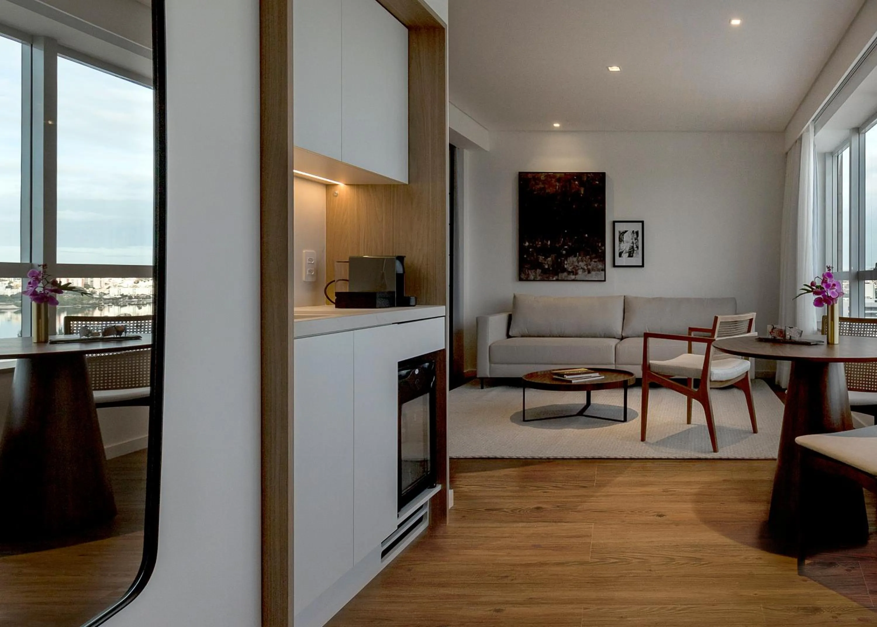 Kitchen or kitchenette in K-Platz Hotel