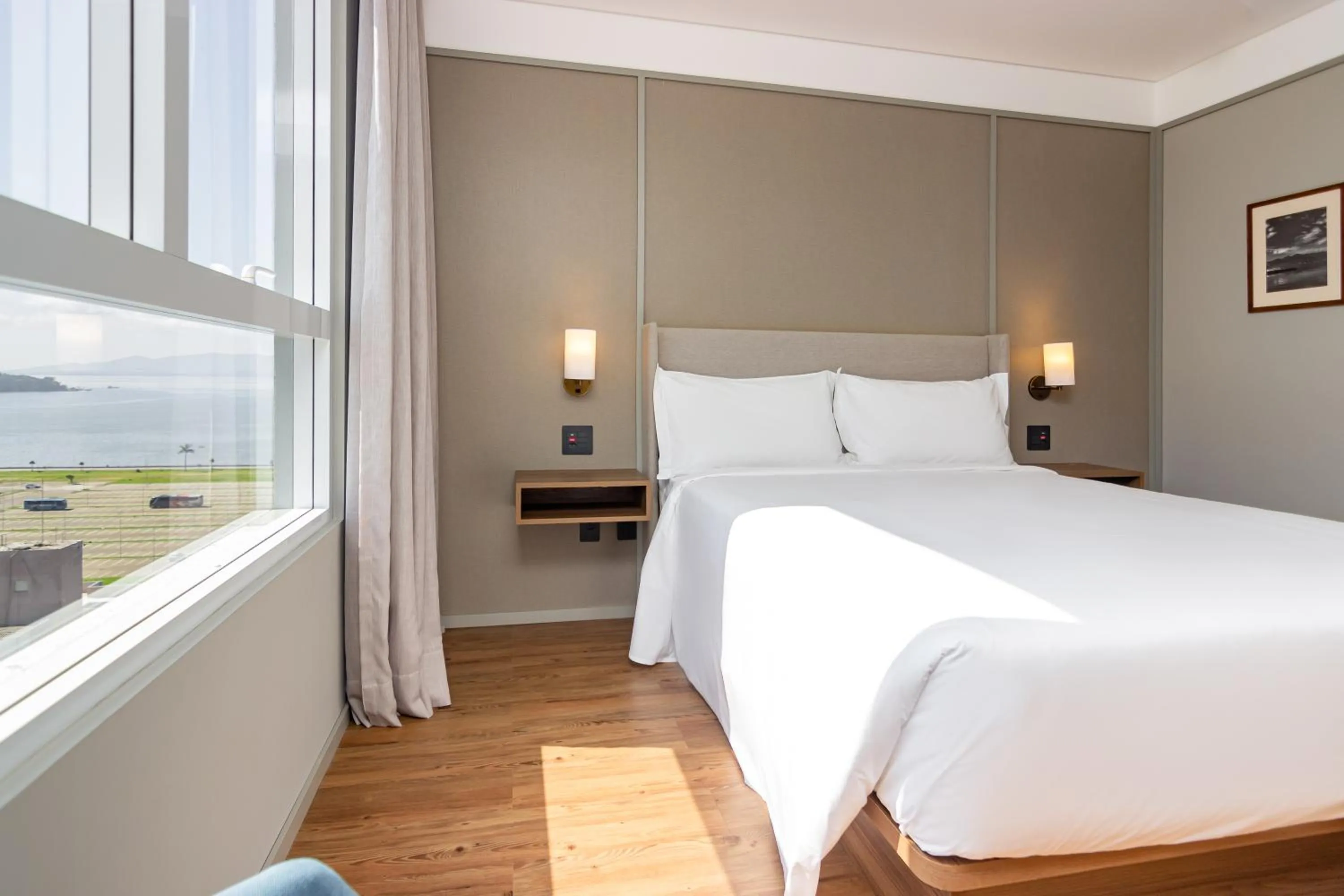 Bed in K-Platz Hotel