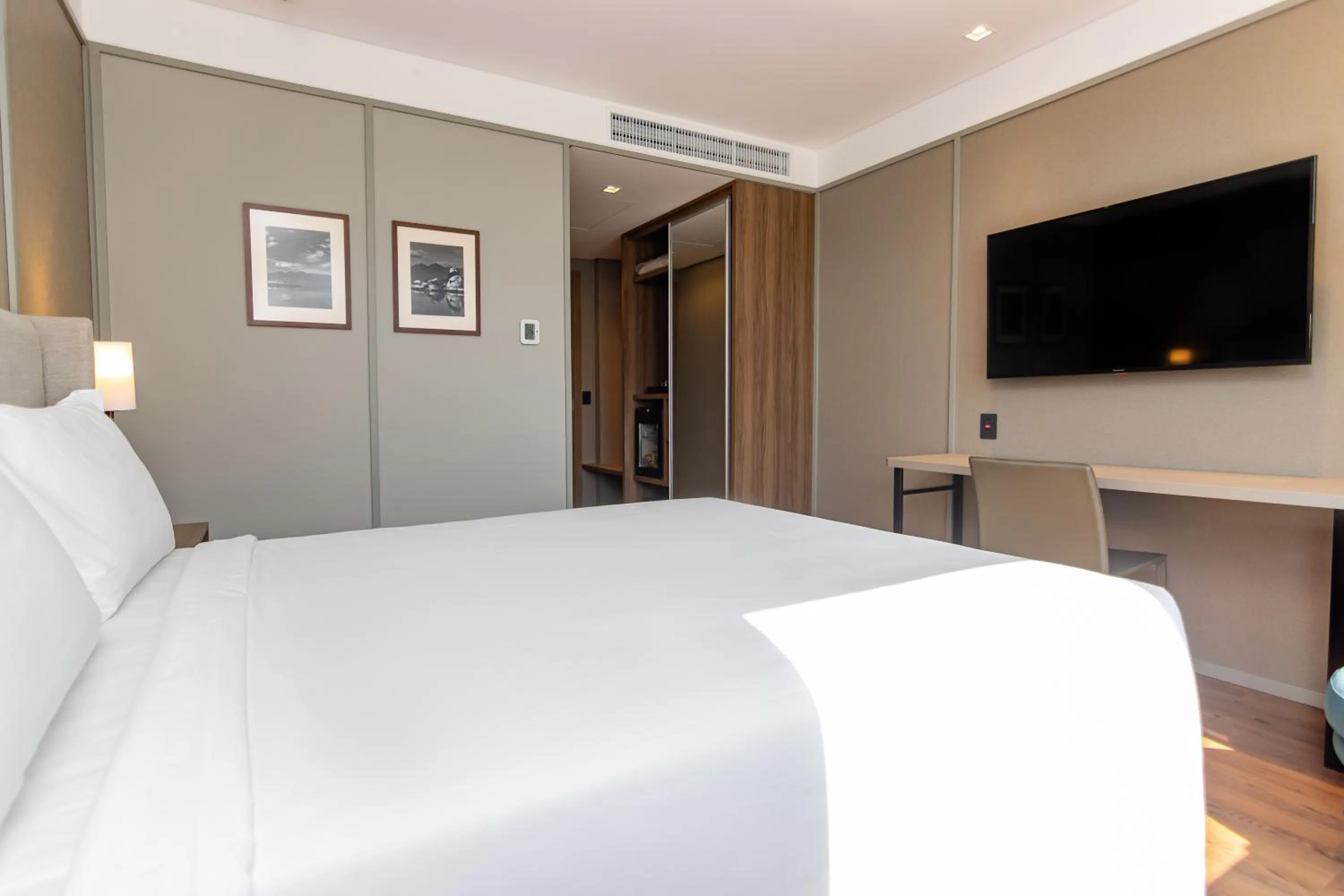 Bed in K-Platz Hotel