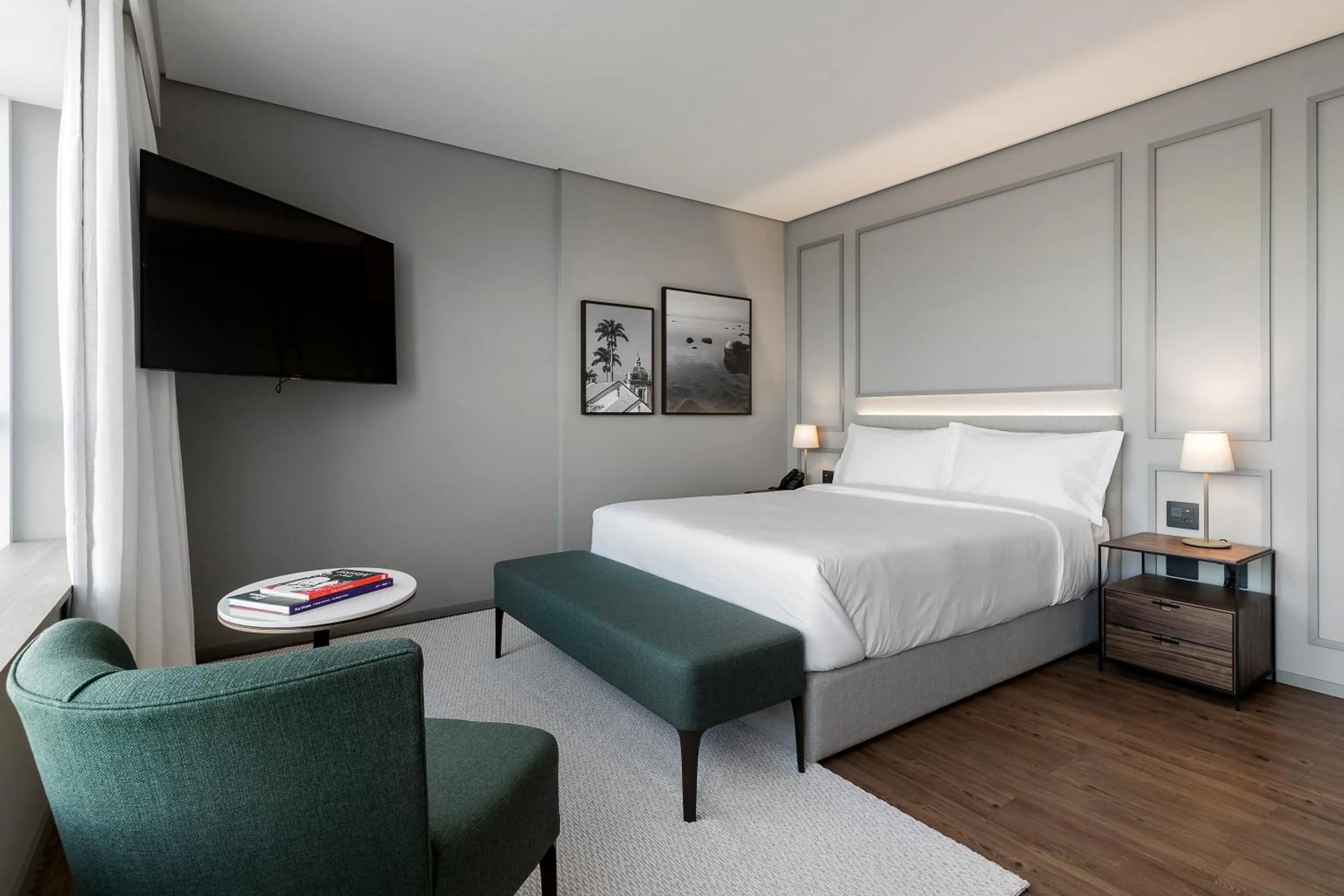 Bed in K-Platz Hotel