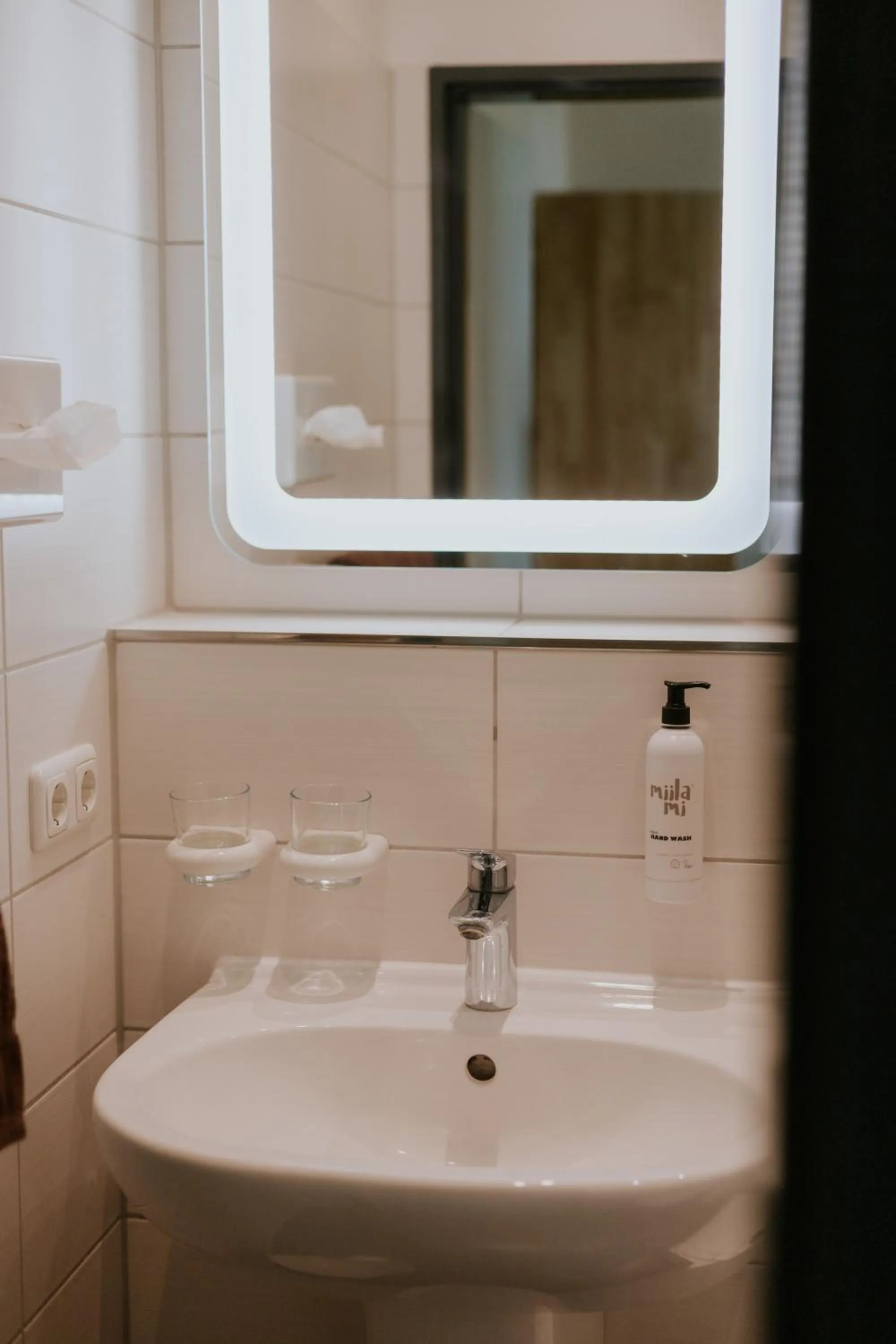 Bathroom in Biohotel Amadeus