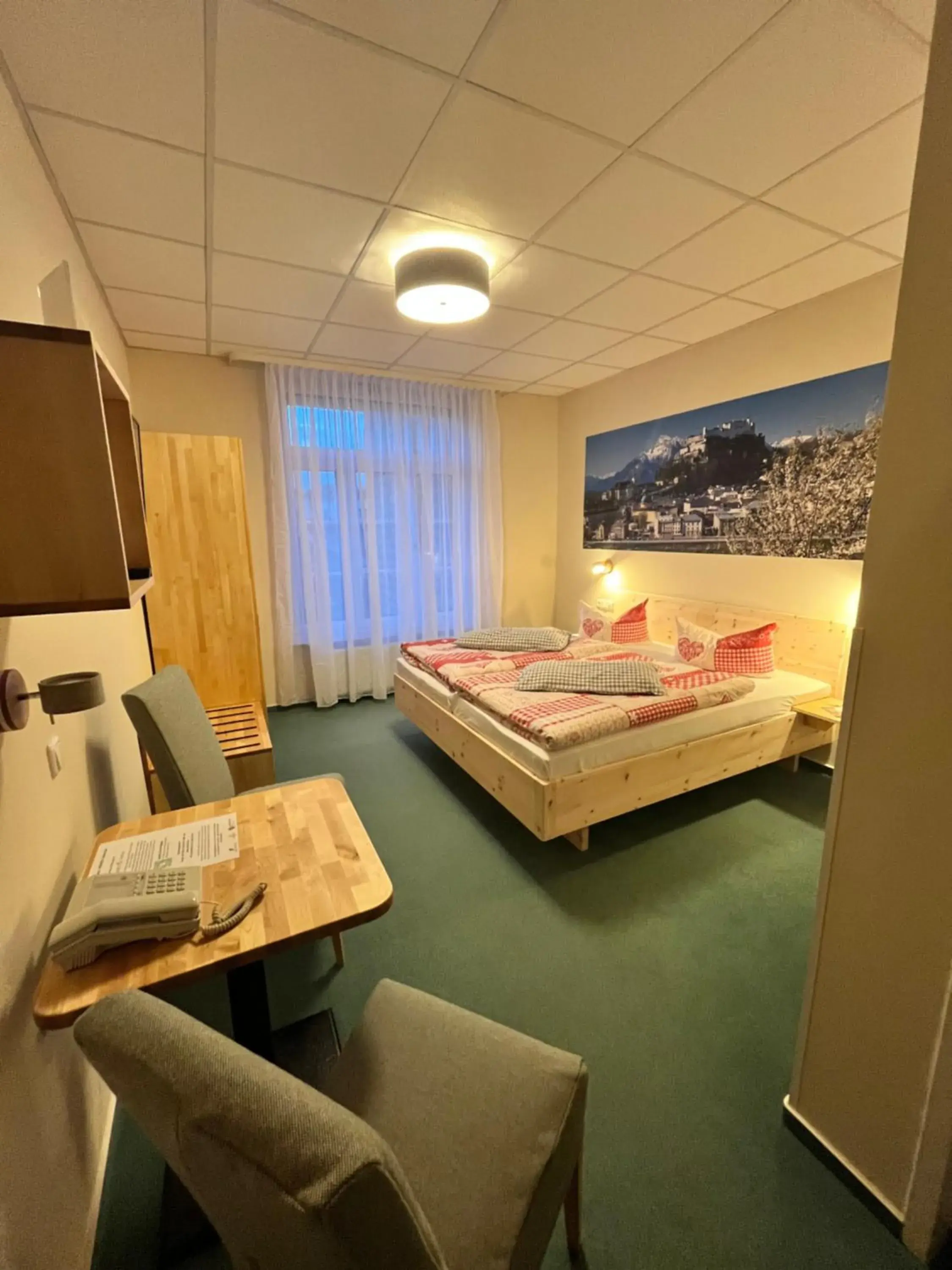 Comfort Double Room - courtyard side in Biohotel Amadeus Comfort Double Room - courtyard side in Biohotel Amadeus