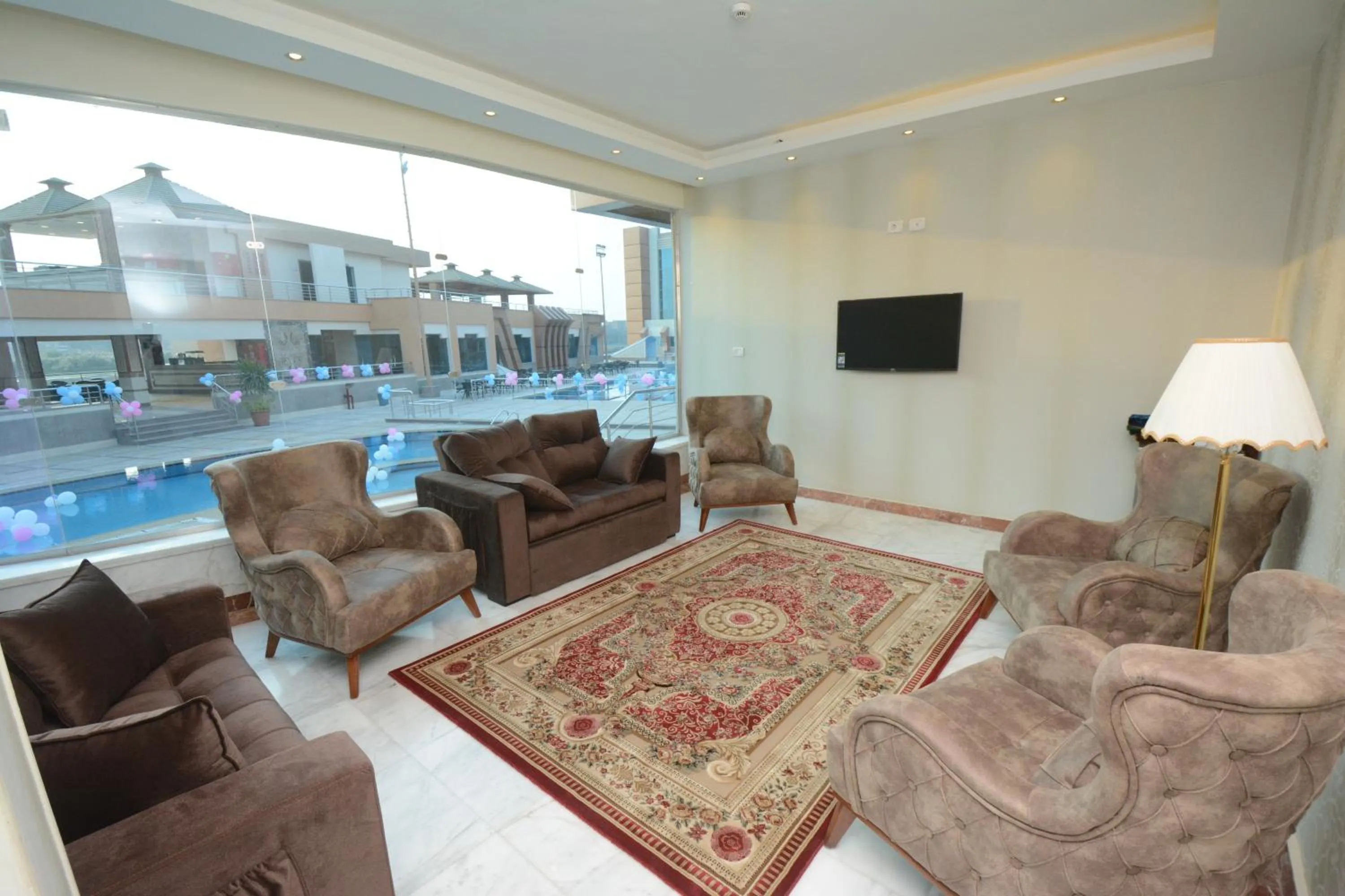 Lounge or bar in Nile Transport Hotel