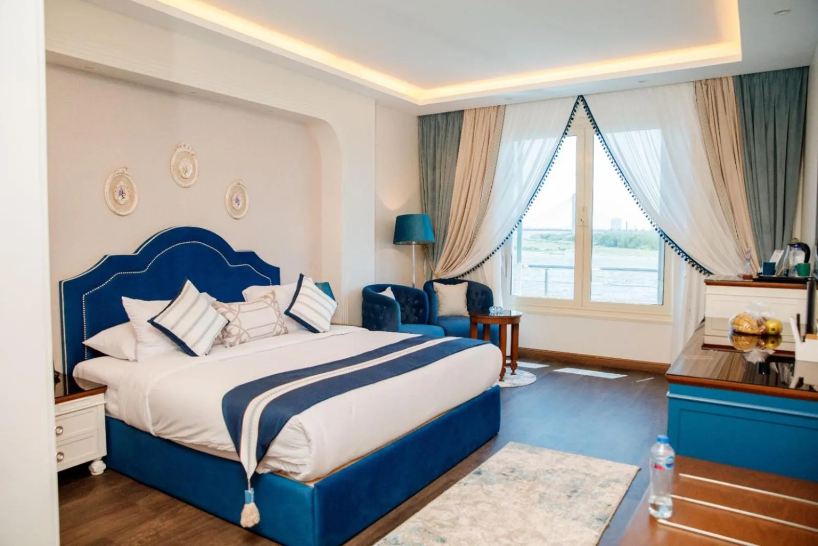 Bed in Nile Transport Hotel