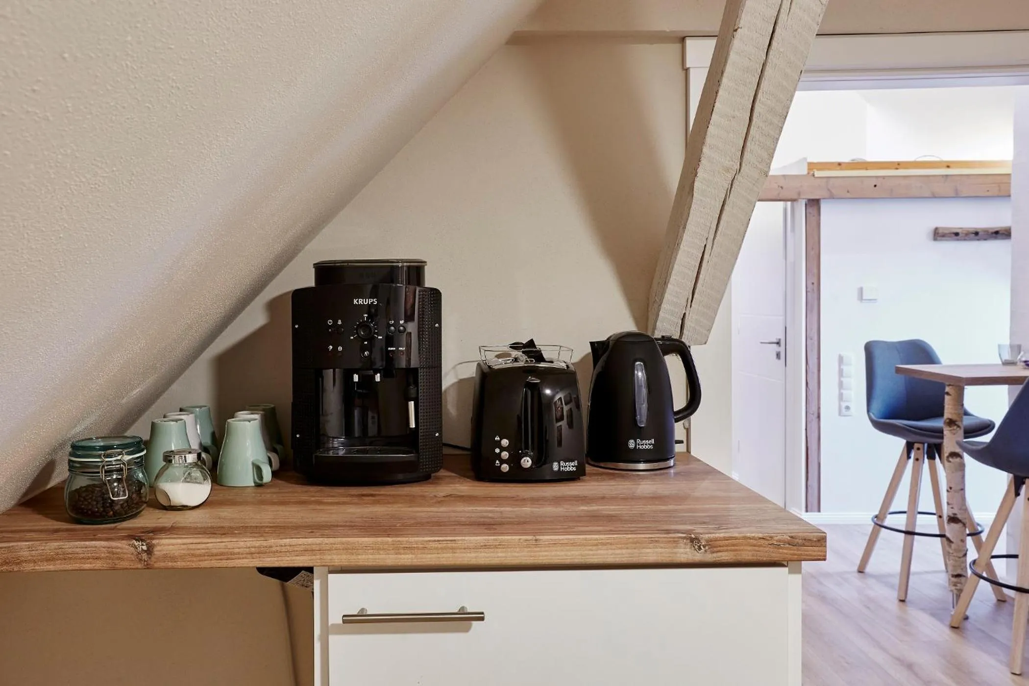Kitchen or kitchenette in Zum Landsberger Hof