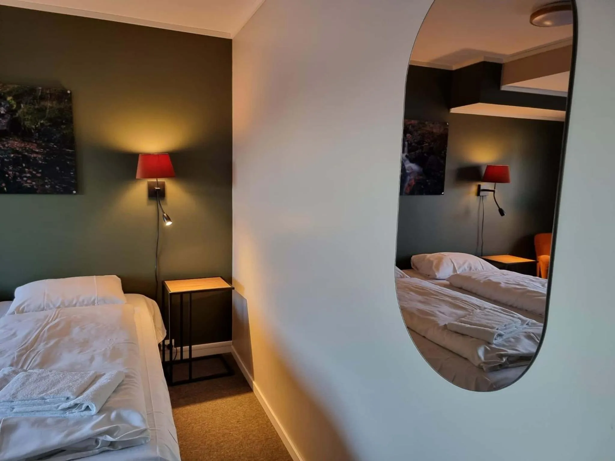 Photo of the whole room, Bed in Verdde Hotel Lakselv