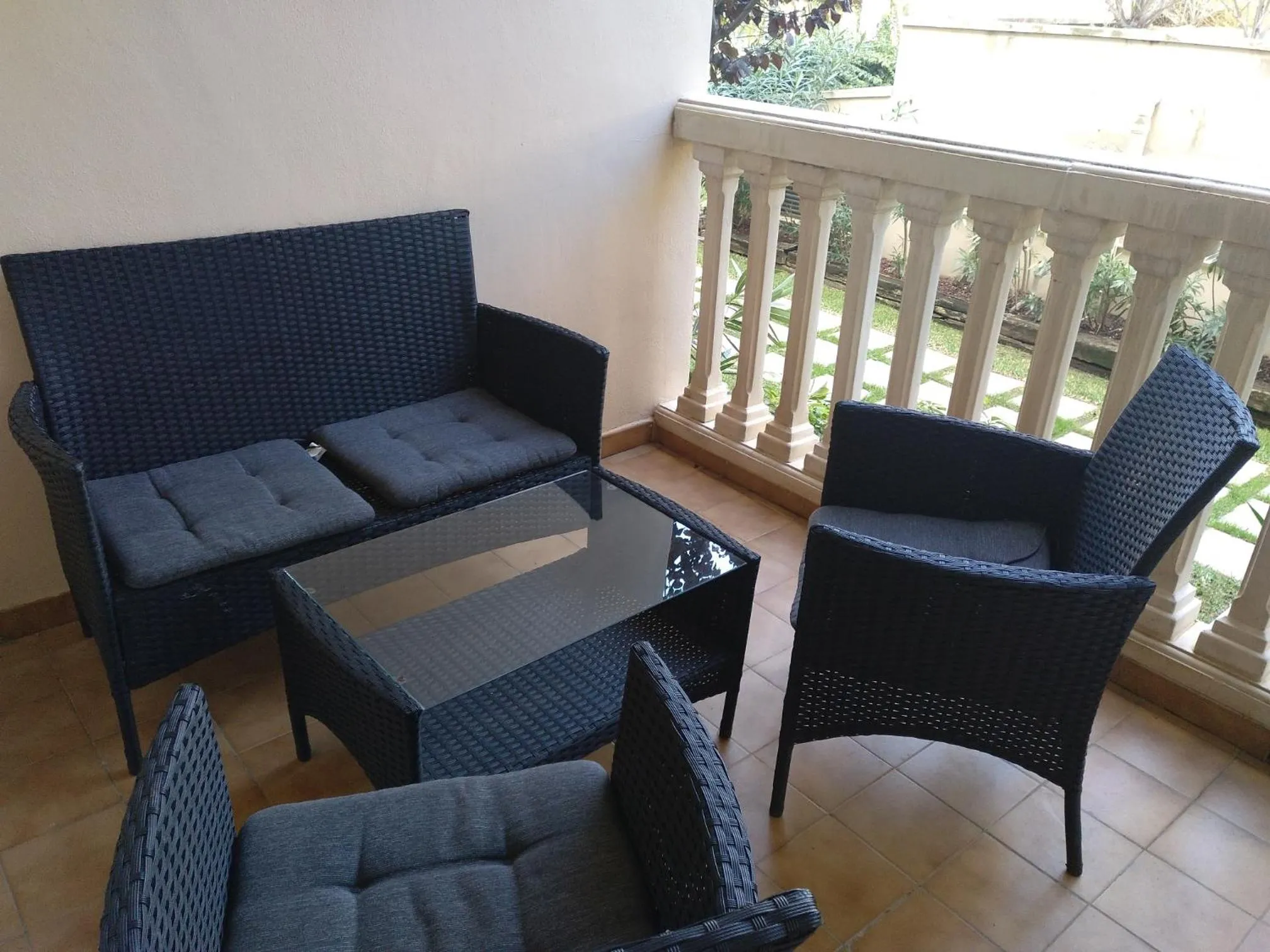 Balcony/Terrace in Ground floor Apartment close to Arenal Javea - 4 pers