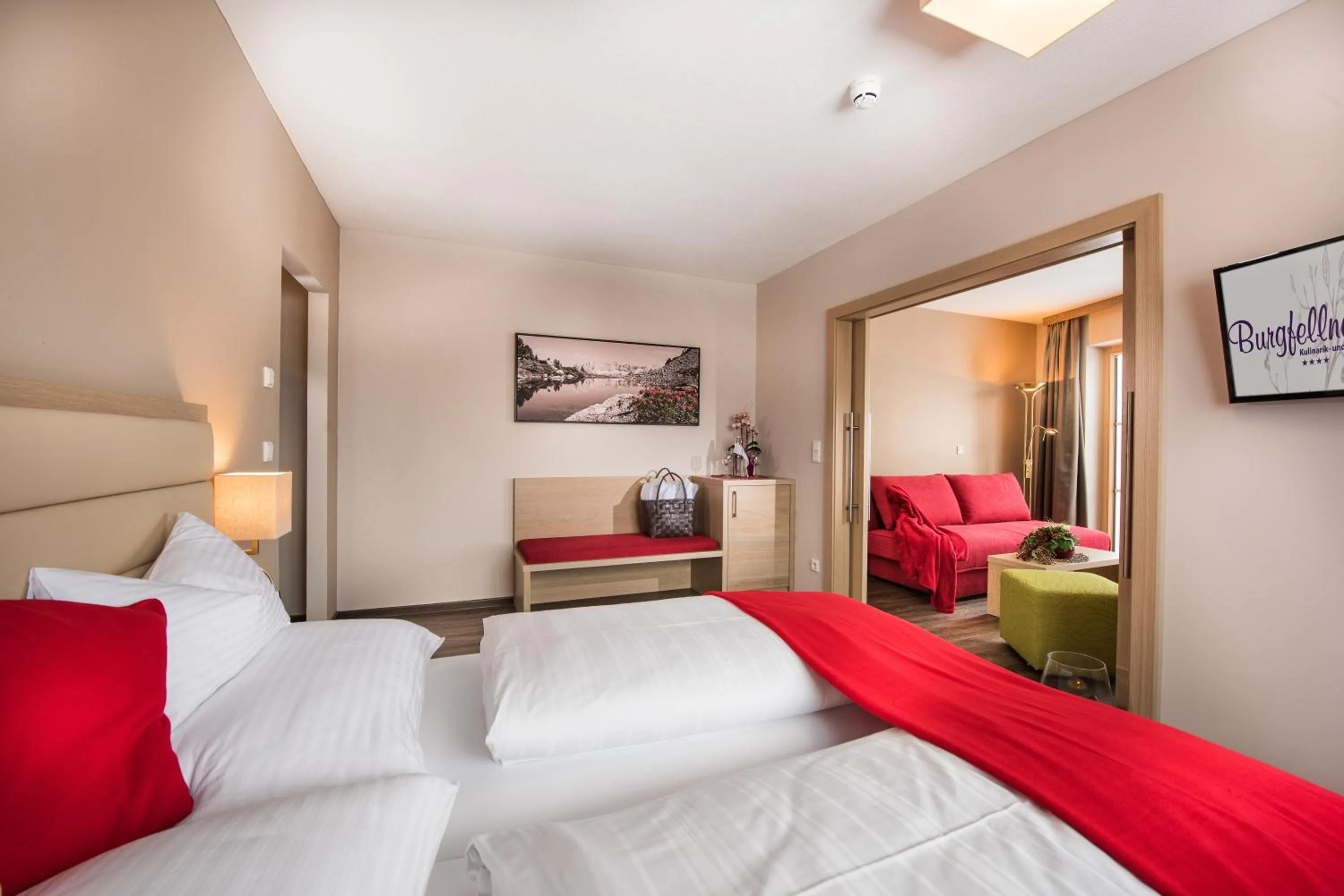 Bed in Der Burgfellnerhof - Adults Only