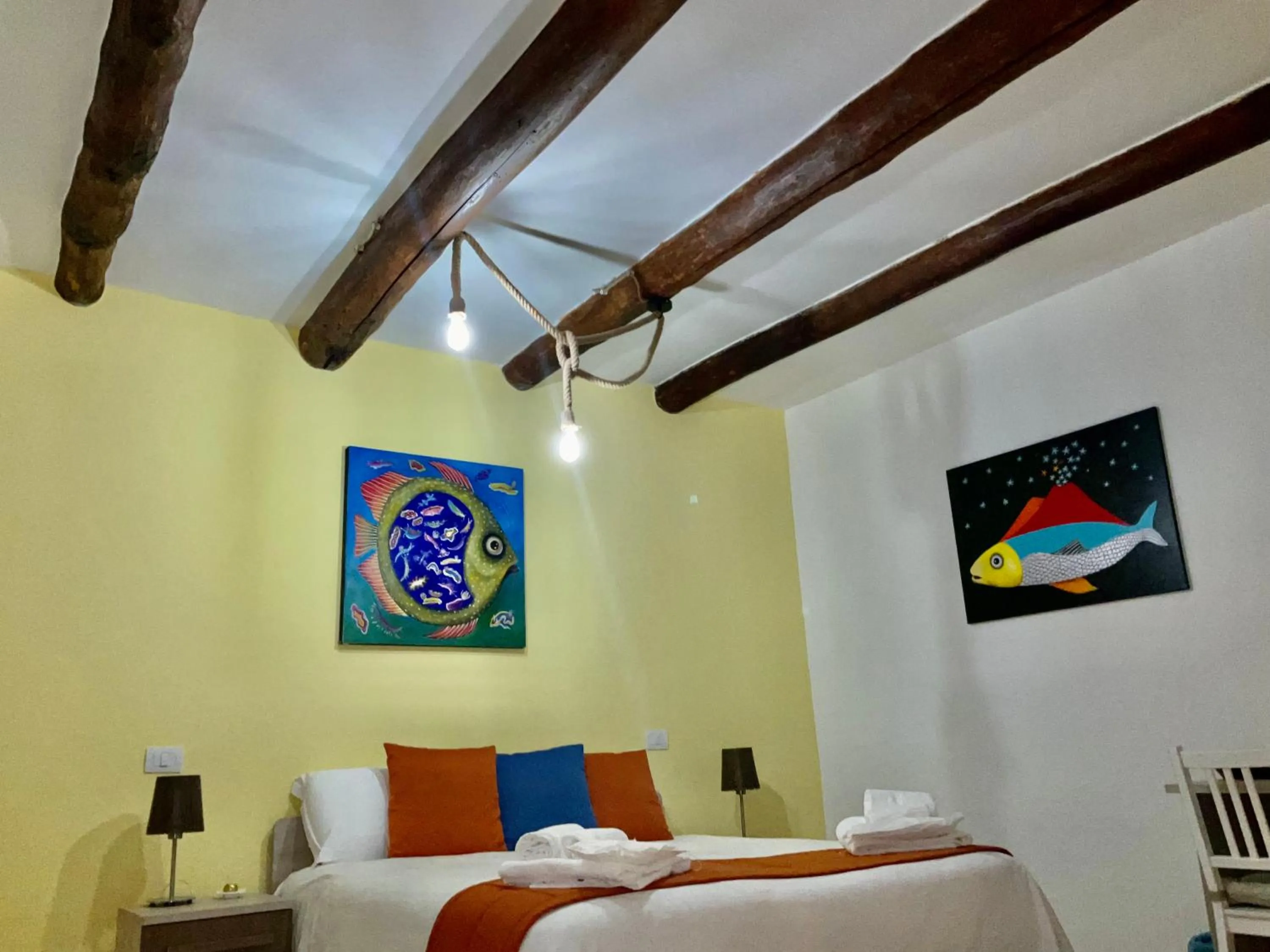 Bedroom, Bed in 'A Room de' Scugnizzi