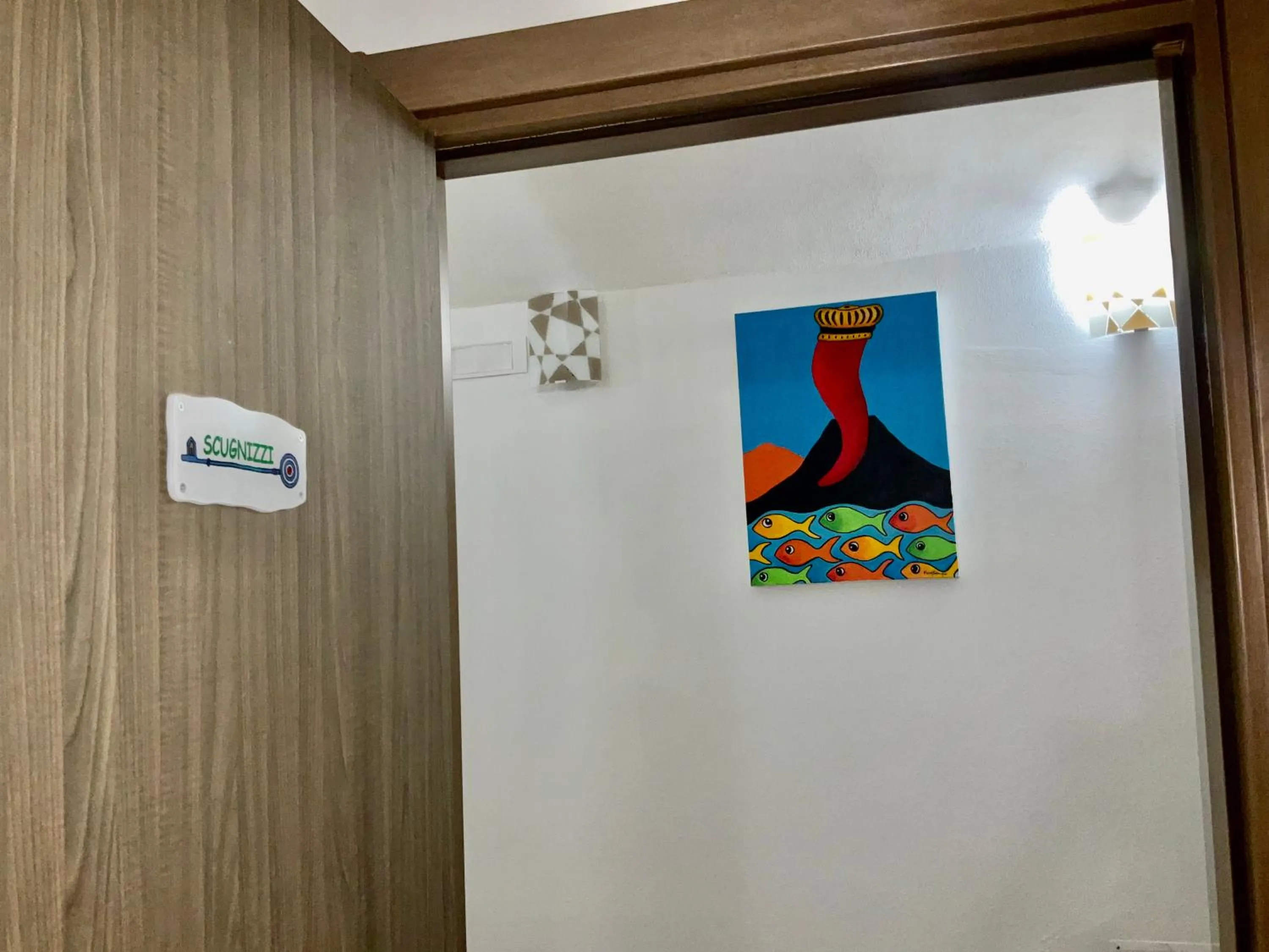 Decorative detail in 'A Room de' Scugnizzi